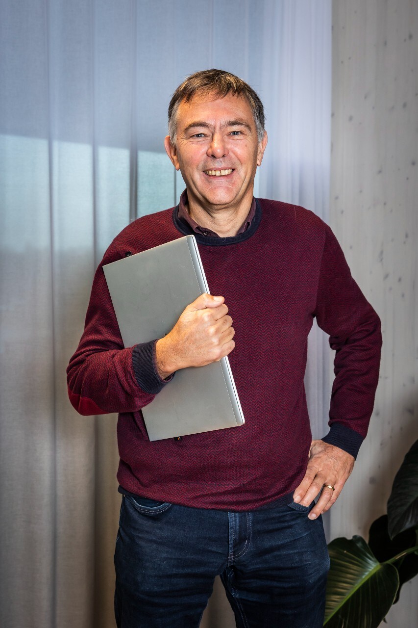 ZZP'er Peter van Mil. Foto: Dingena Mol / De Ondernemer