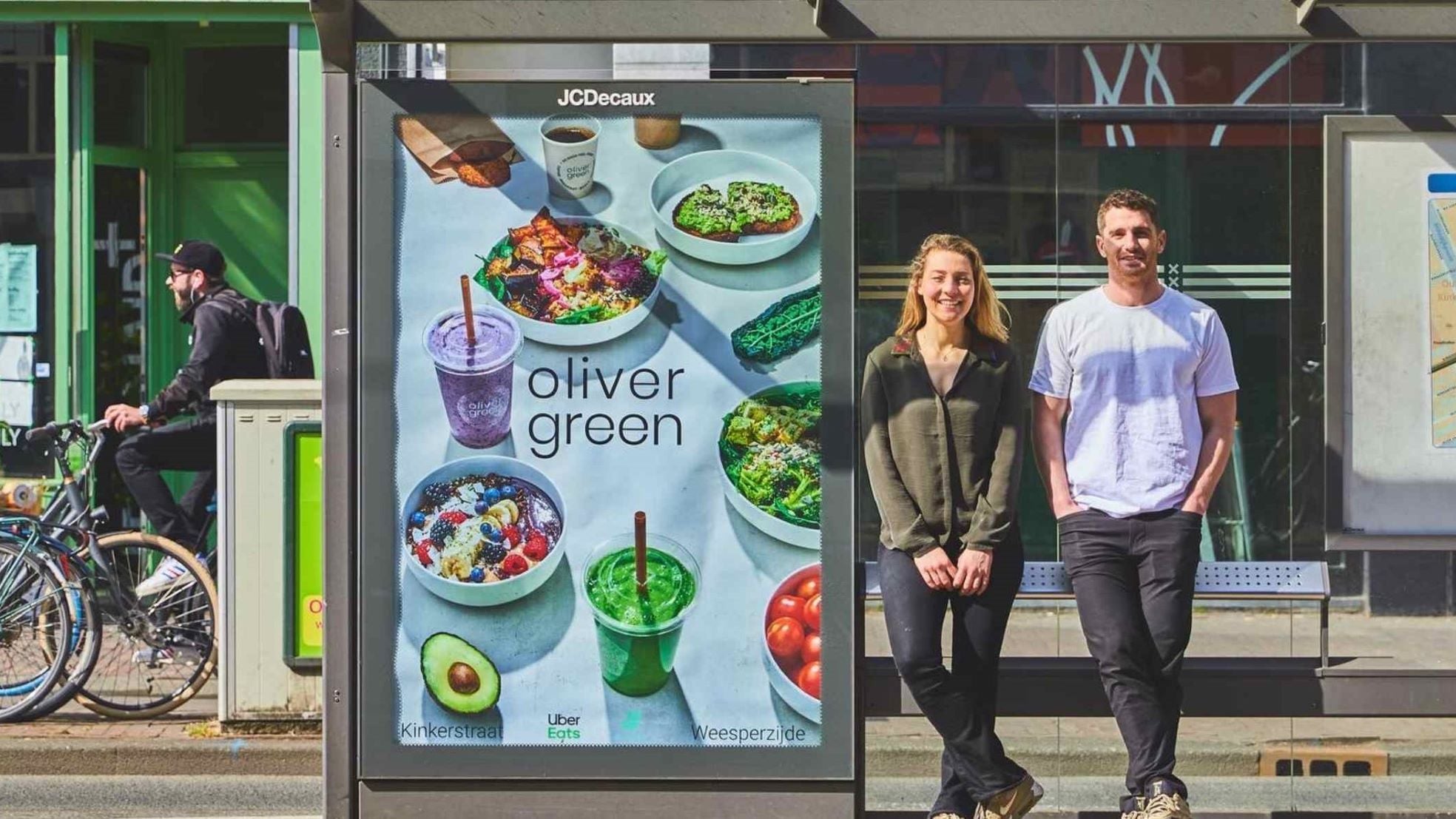 Merel Keizers en Stefan Hoogeveen, oprichters van Oliver Green. Oliver Green