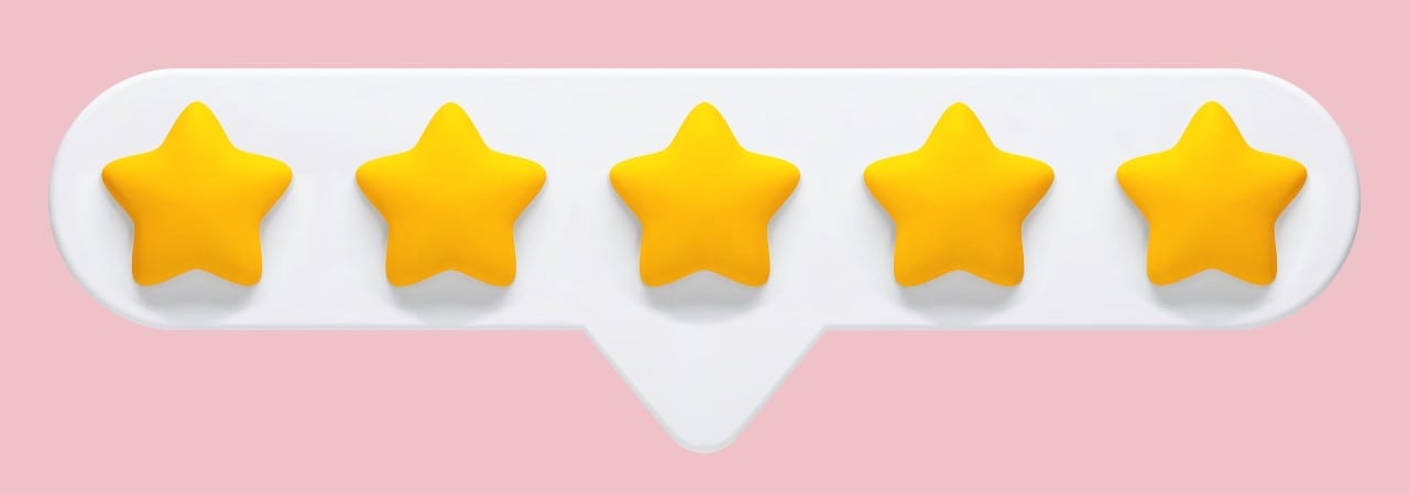 Zo krijg je een goede review met 5 sterren. Afbeelding: Shutterstock.