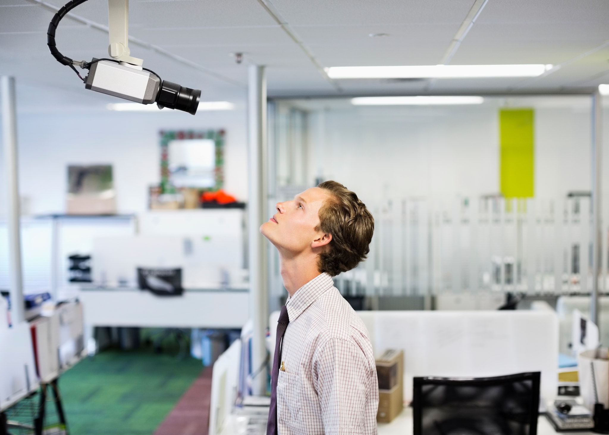 Digitale monitoring op werkvloer. Getty Images