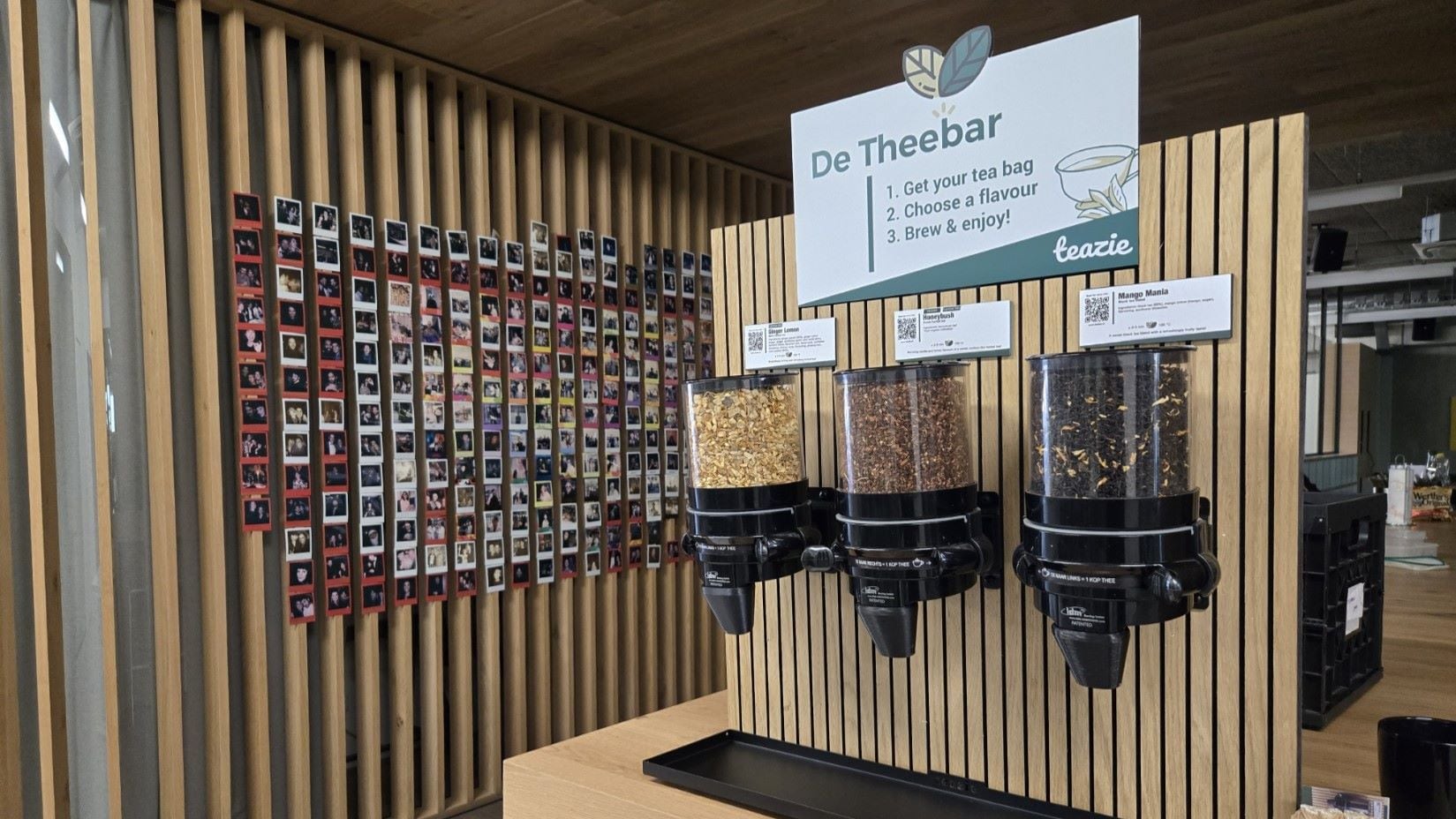 Een theebar van Teazie. Een theebar van Teazie. Foto: Teazie