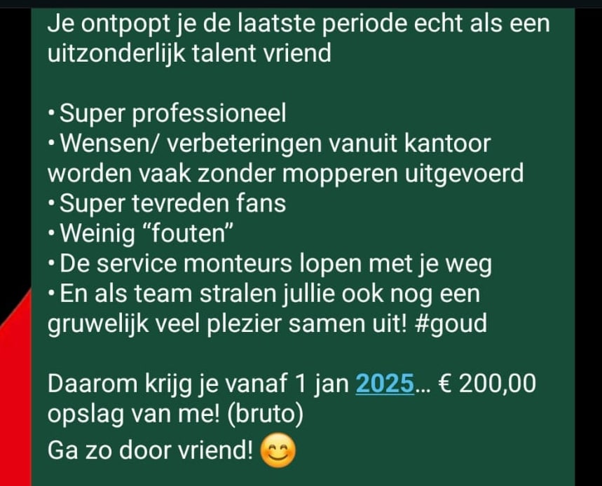 Martijn verrast zijn personeel liever dan dat hij een 'veroordelingsgesprek' voert over salaris. Martijn Verspeek | Martijn verrast zijn personeel liever dan dat hij een 'veroordelingsgesprek' voert over salaris.