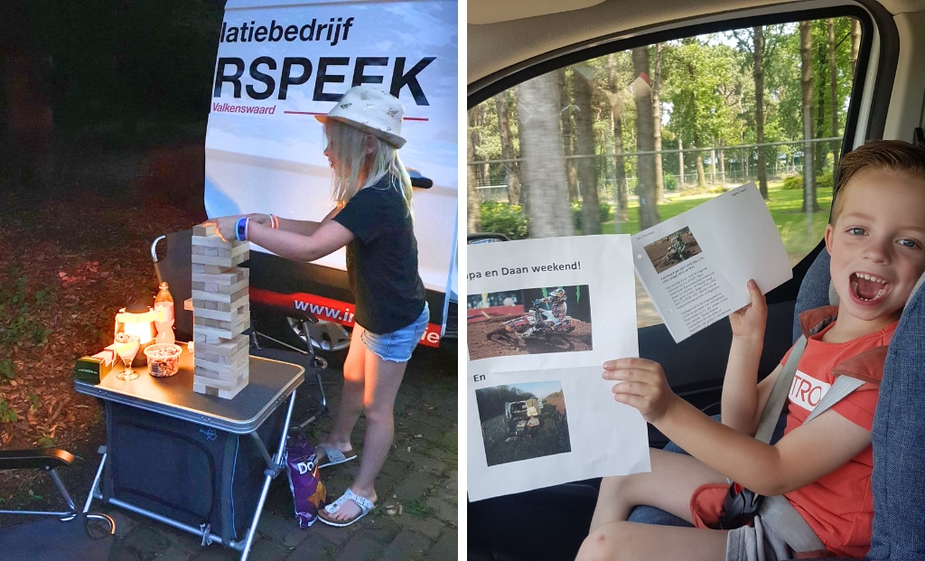 Martijn gaat af en toe op pad met zijn collega's, zoals hij met zijn kinderen doet. Martijn Verspeek | Martijn gaat af en toe op pad met zijn collega's, zoals hij met zijn kinderen doet.