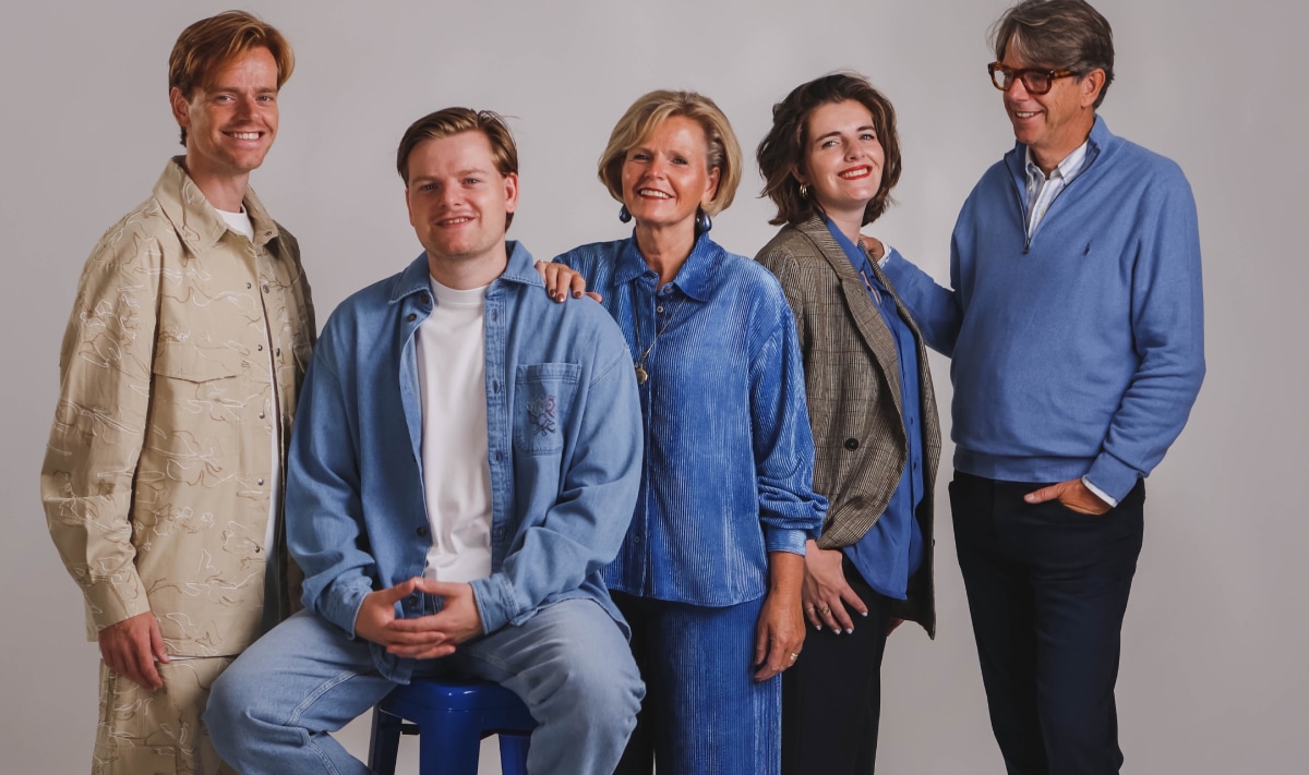 Bastiaansen Modestad Rogier, Boris, moeder Henneke, Monique en vader Geert Foto: Bastiaansen Modestad