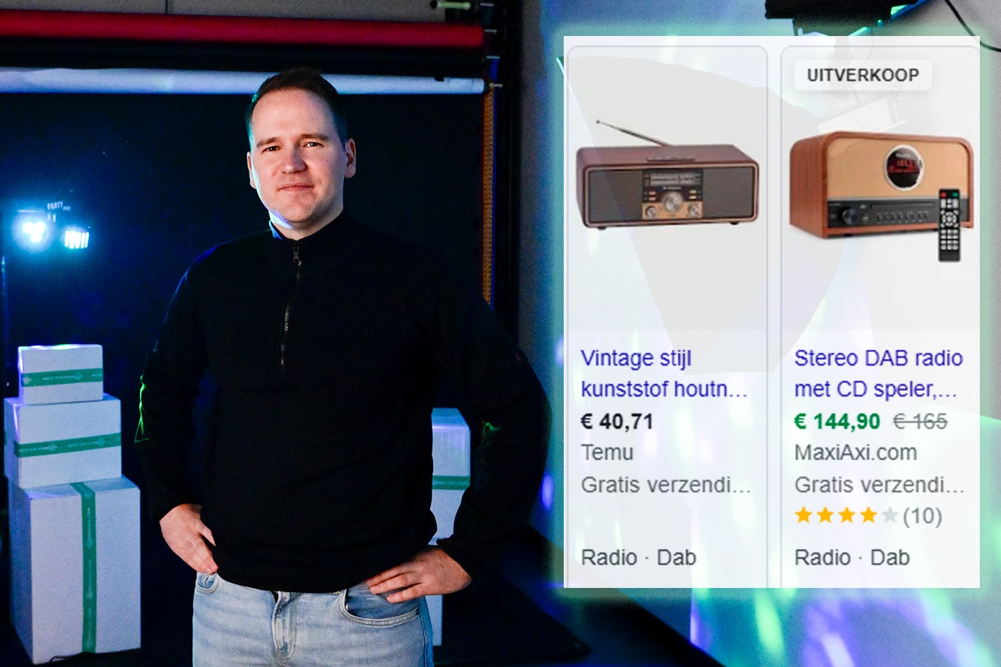 Sven van Laar van MaxiAxi, een webshop met jaarlijks 350.000 orders, voelt en ziet de concurrentie van Temu Cees Elzenga