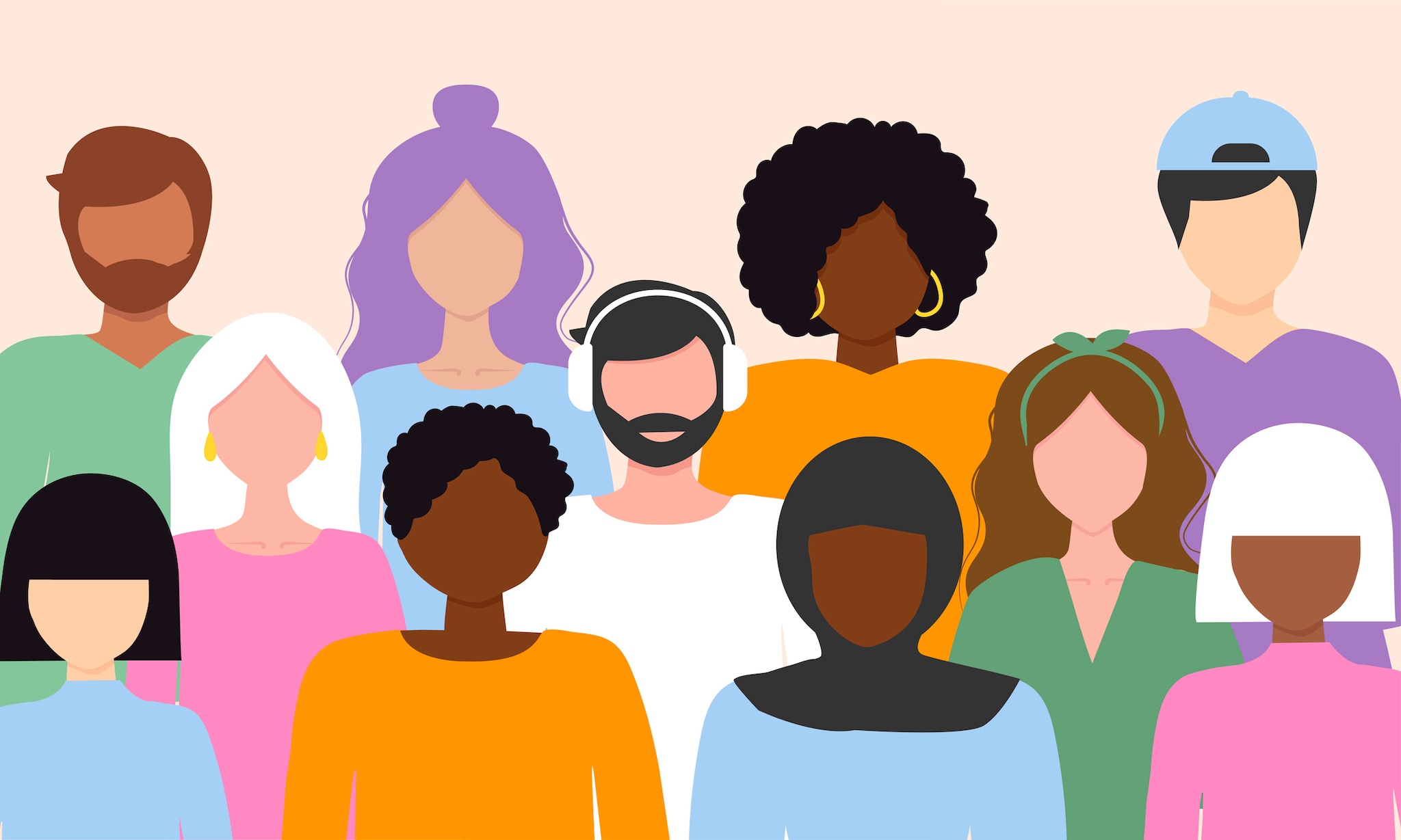 Silhouette of young people. Getty Images/iStockphoto