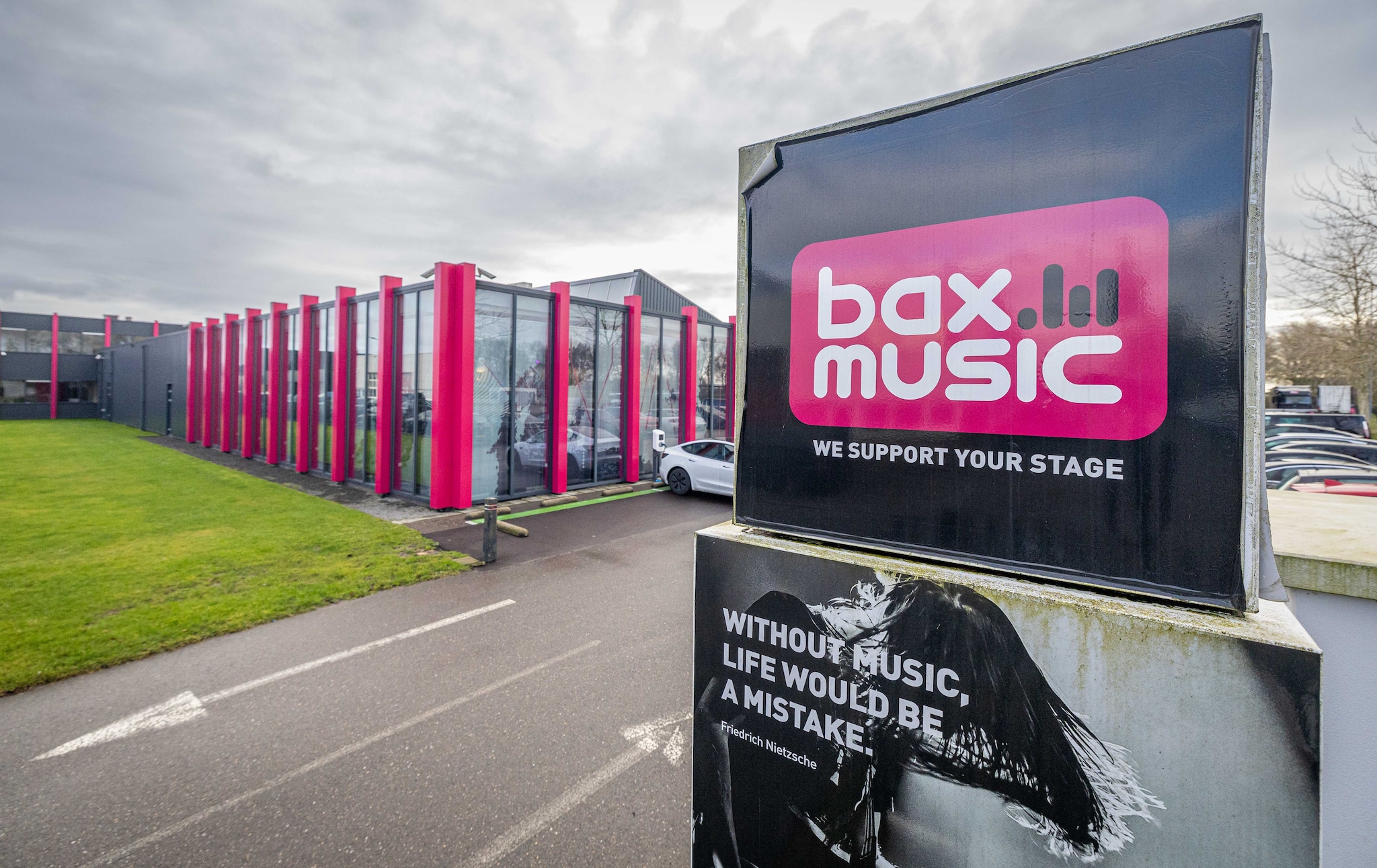 Bax Music is failliet verklaard. Bax Music is failliet verklaard. Foto: Johan van der Heijden/AD.