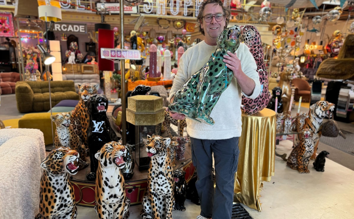 Jeroen Speksnijder in zijn winkel. Jeroen Speksnijder in zijn winkel. Foto: De Ondernemer