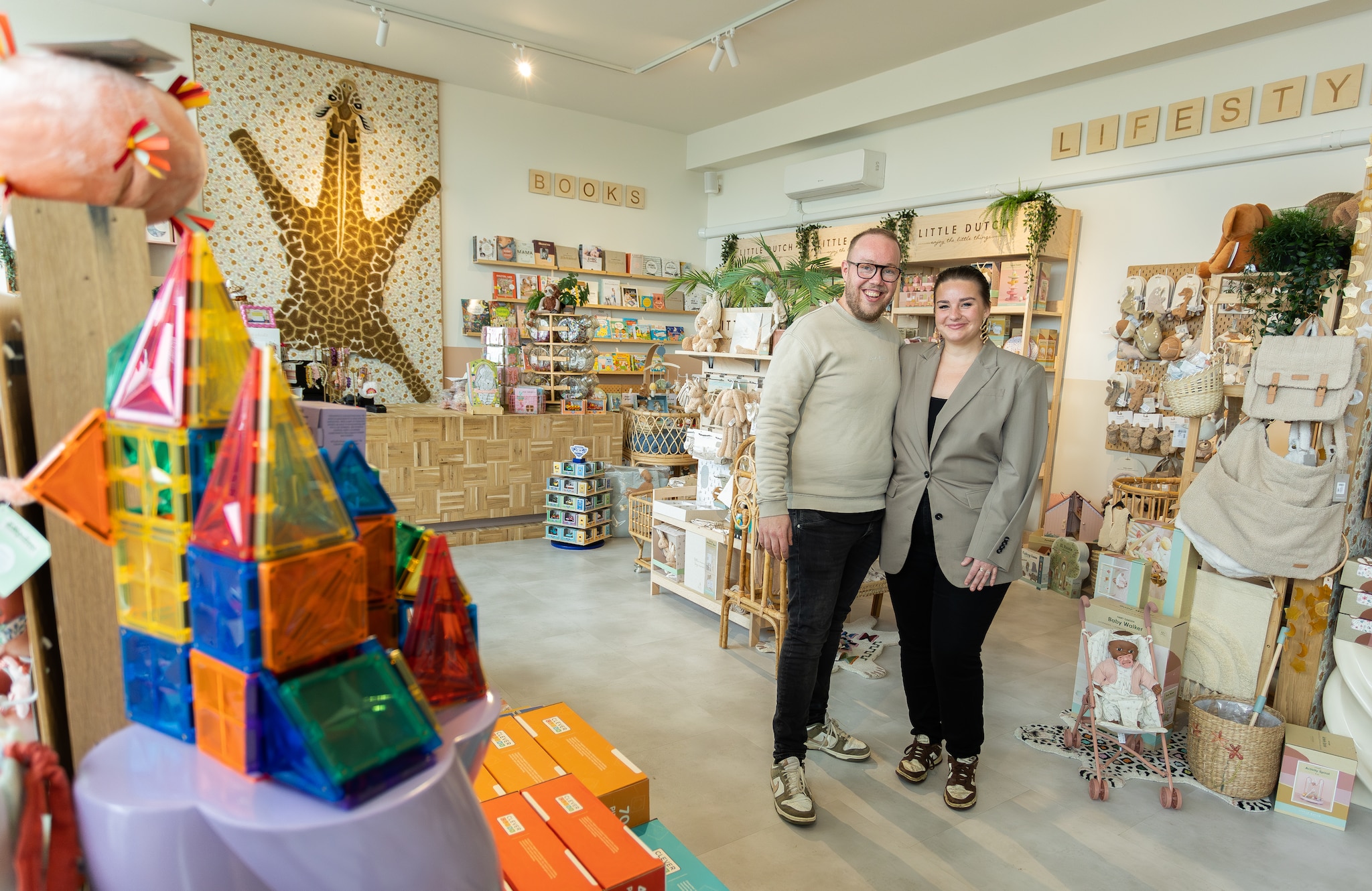 Joey de Loor en zijn vrouw Eliza de Rooij in Liefs Lies Kids. Joey de Loor en zijn vrouw Eliza de Rooij in Liefs Lies Kids. Foto: Kelly Thans