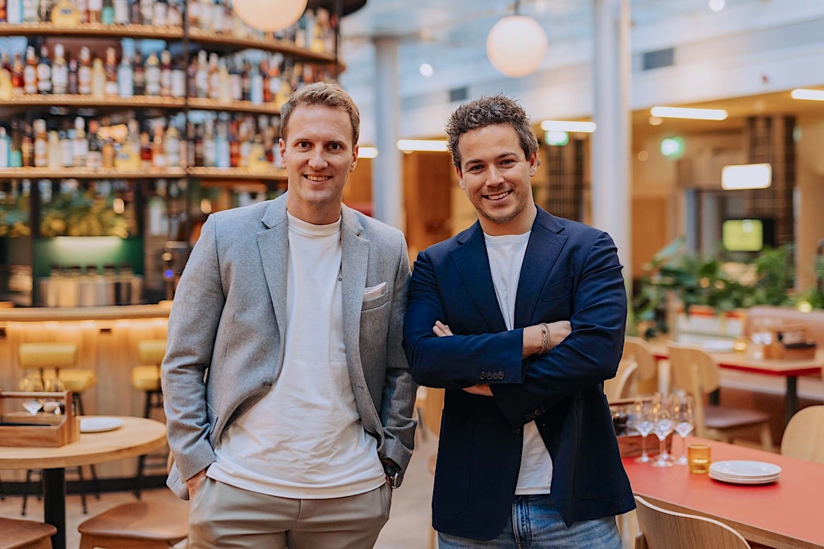 Sven Sallaerts en Joseph de Jong, eigenaren visrestaurant Pesca. Pesca | Sven Sallaerts en Joseph de Jong, eigenaren visrestaurant Pesca.