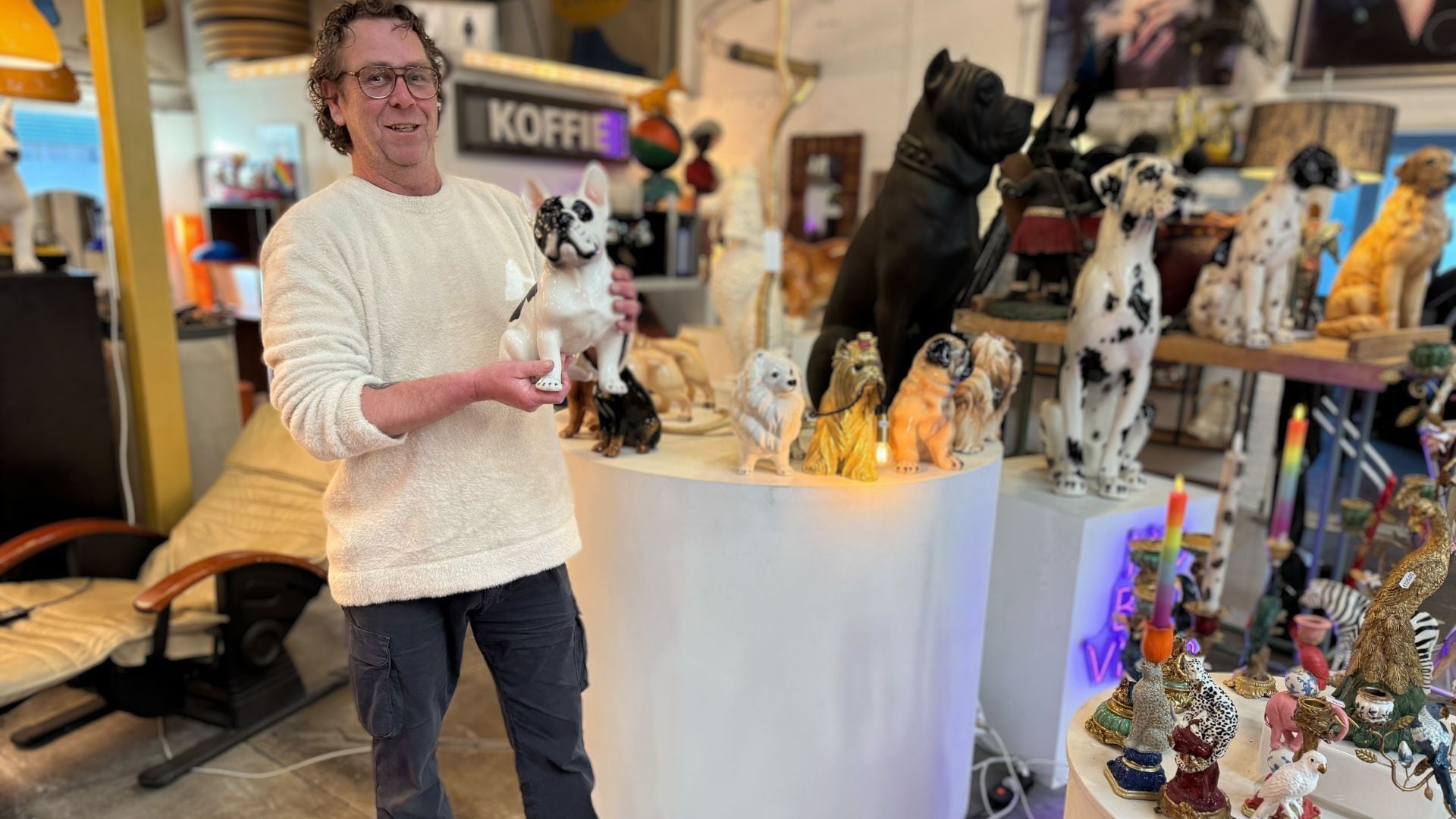 Jeroen Speksnijder in zijn winkel. Foto: De Ondernemer Jeroen Speksnijder in zijn winkel. Foto: De Ondernemer