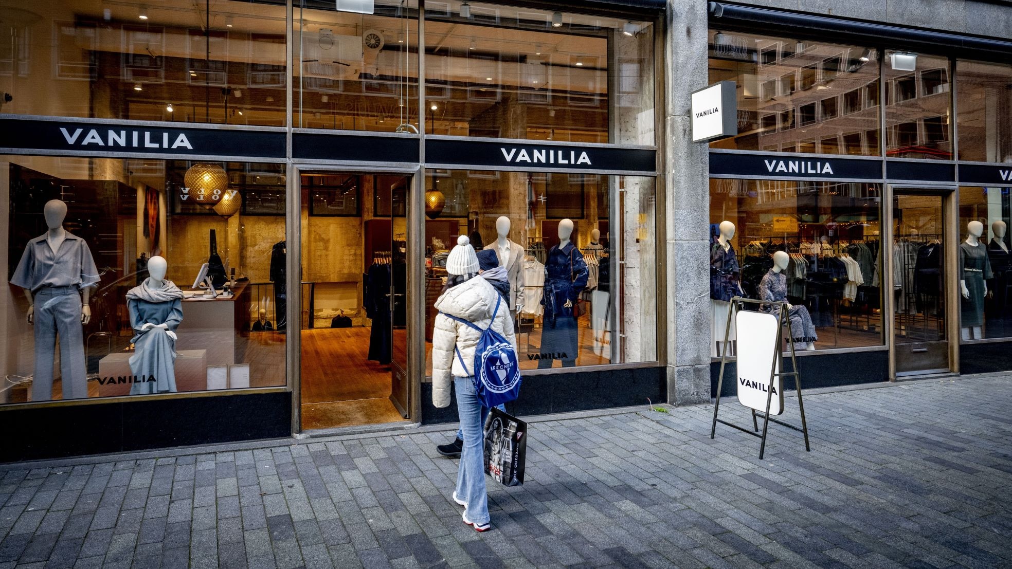 Een filiaal van het geplaagde Vanilia in het centrum van Rotterdam. Een filiaal van het geplaagde Vanilia in het centrum van Rotterdam. Foto: ANP