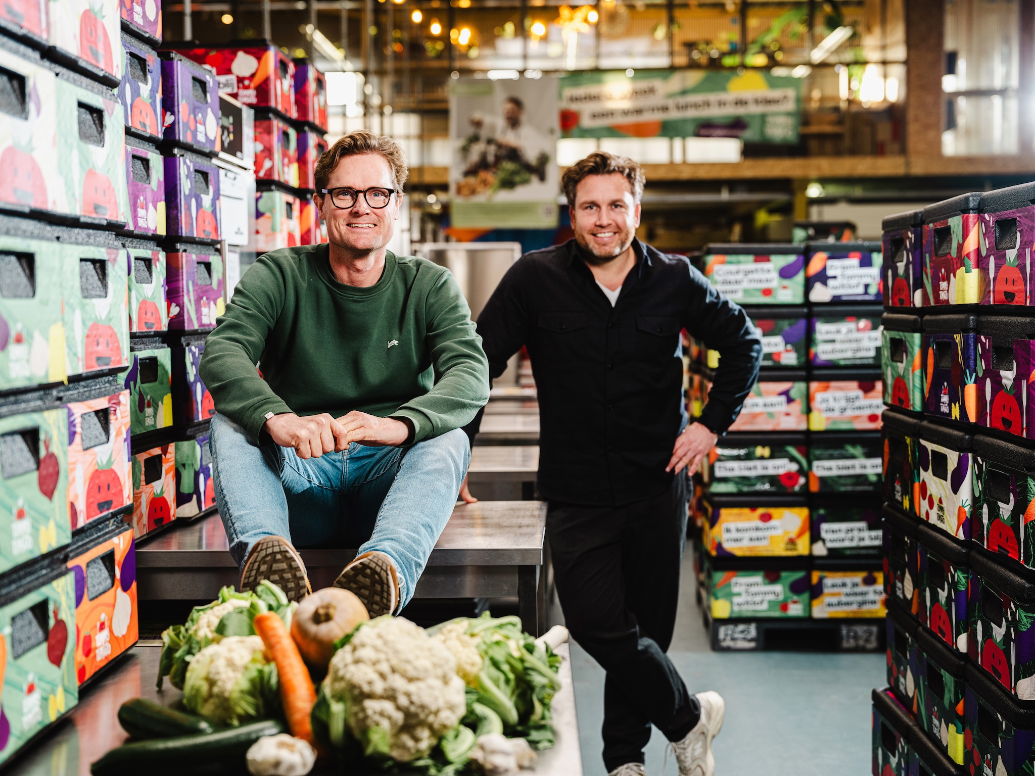 Bas Turk (links) en Erik van der Plas zijn met hun bedrijf Tommy Tomato genomineerd voor de Nationale Ondernemersprijs. Bas Turk (links) en Erik van der Plas zijn met hun bedrijf Tommy Tomato genomineerd voor de Nationale Ondernemersprijs. Foto: Marlies Wessels