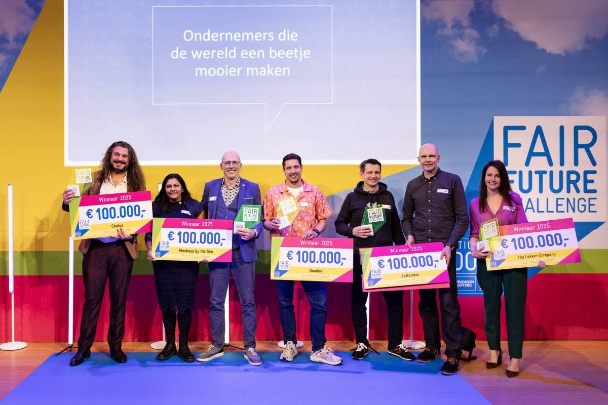 De vijf winnaars van de Fair Future Challenge van Stichting DOEN De vijf winnaars van de Fair Future Challenge van Stichting DOEN