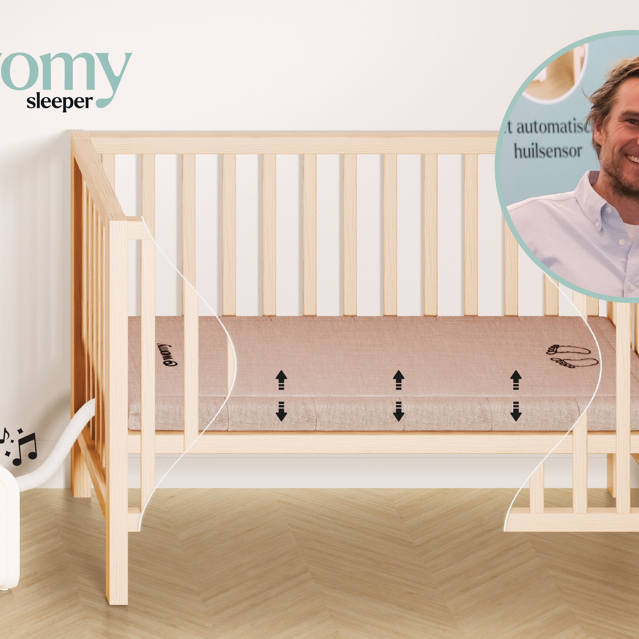 jeroen teeuwen woomy sleeper baby huilen slaapproblemen