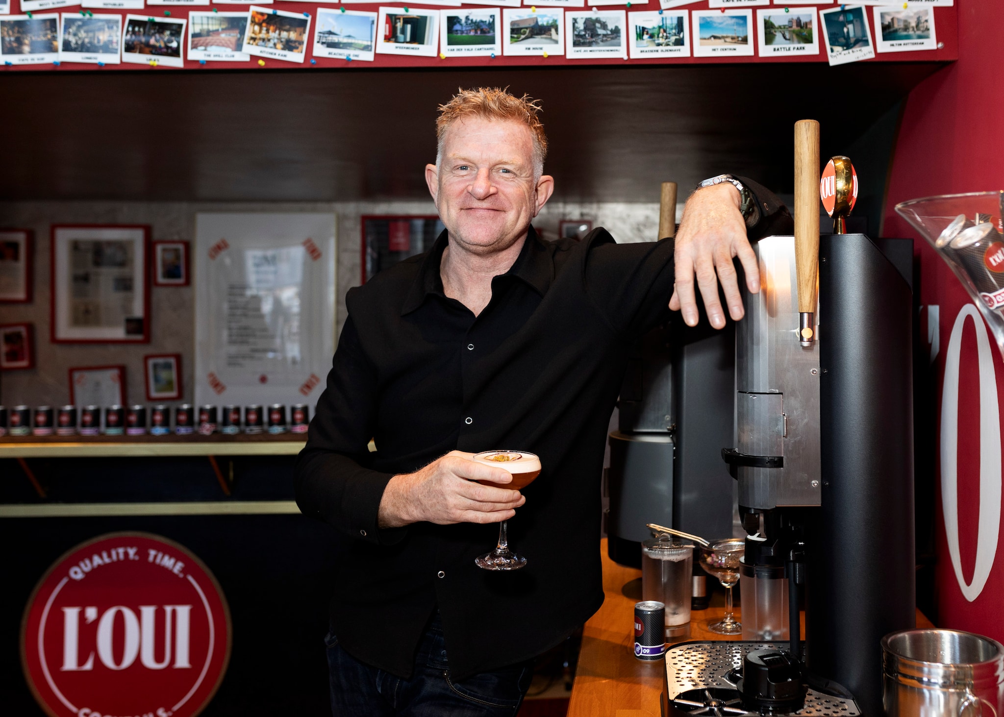 Daan Gijbels, co-founder van L’ OUI voor de ondernemer. Foto: Nina Schollaardt Daan Gijbels, co-founder van L’ OUI met de L’OUI Petit Pro. Foto: Nina Schollaardt