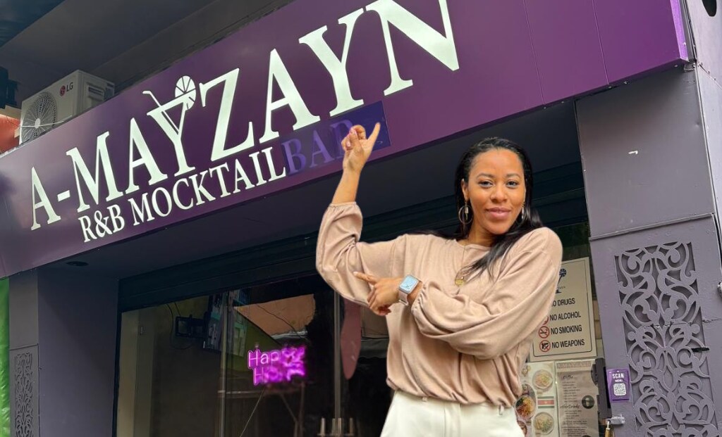 Mayzayn R&amp;B Mocktailbar van Khadija El Ghazi (41). Eigen beeld Mayzayn R&amp;B Mocktailbar van Khadija El Ghazi (41) in Marrakesh.  Eigen beeld