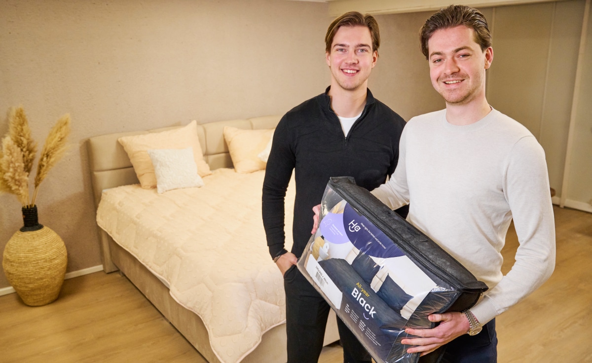 Sierd Zijlstra en Willem van den Eertwegh van HappyBed Sierd Zijlstra (links) en Willem van den Eertwegh van HappyBed Foto: VanAssendelft
