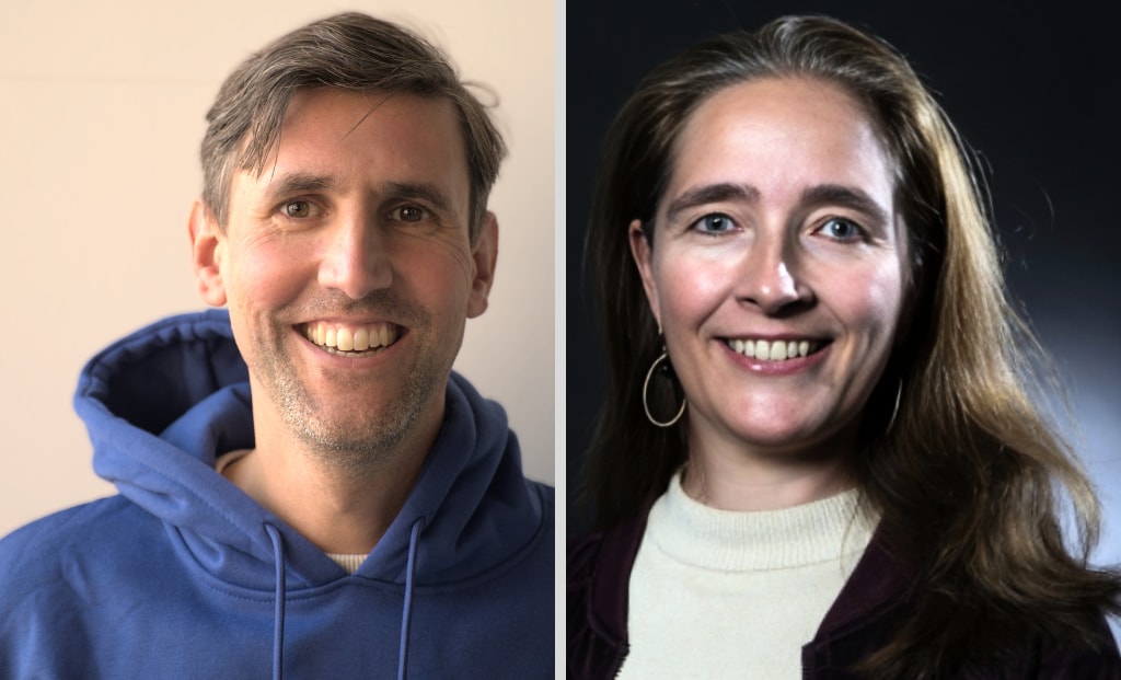 Walter aan de Wiel van fintech startup Sevi en Machteld Ooijens van impact investeerder Truvalu. Walter aan de Wiel van fintech startup Sevi en Machteld Ooijens van impact investeerder Truvalu.