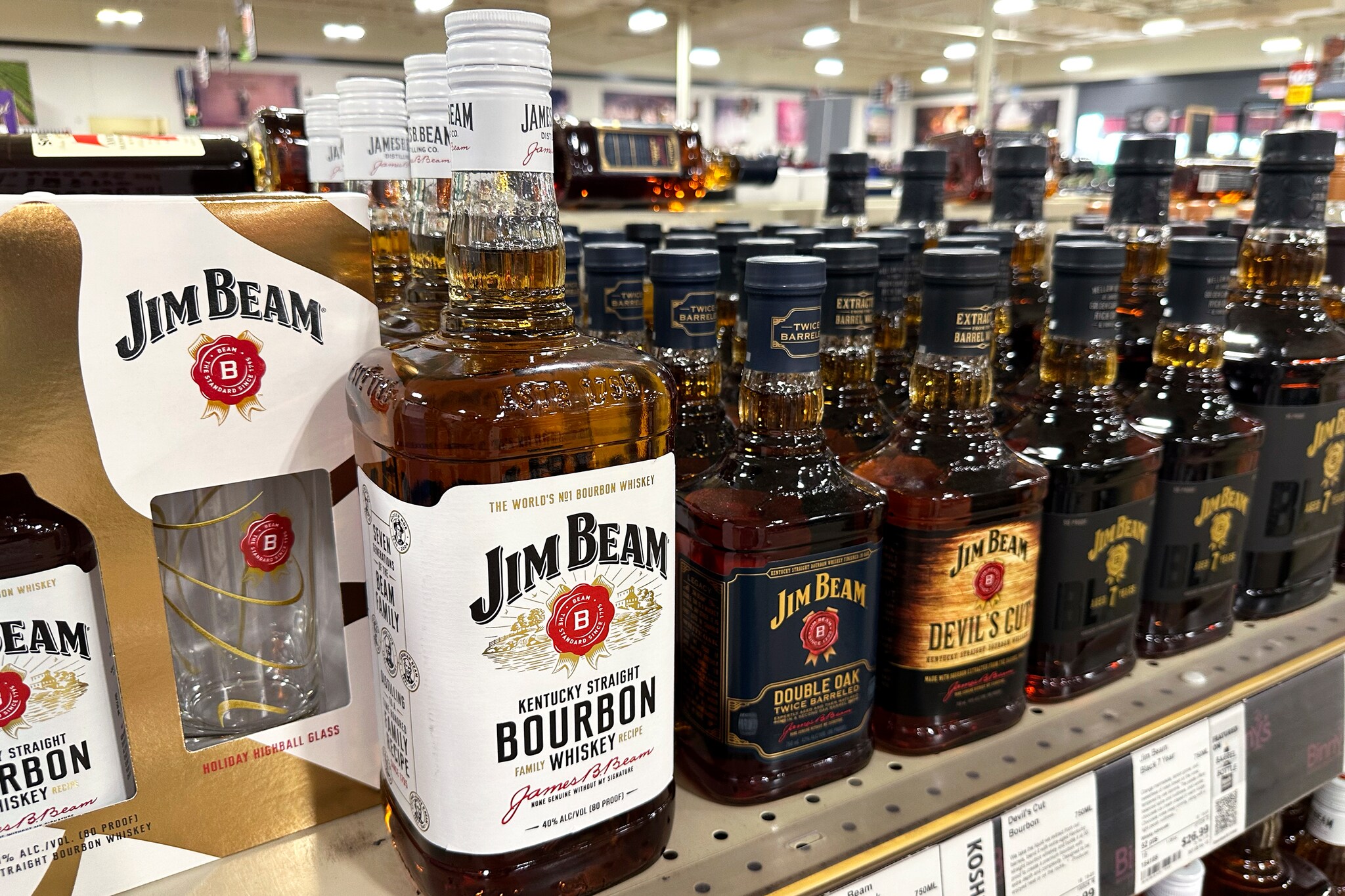 Amerikaanse Whiskey. Foto: AP Amerikaanse Whiskey. Foto: AP