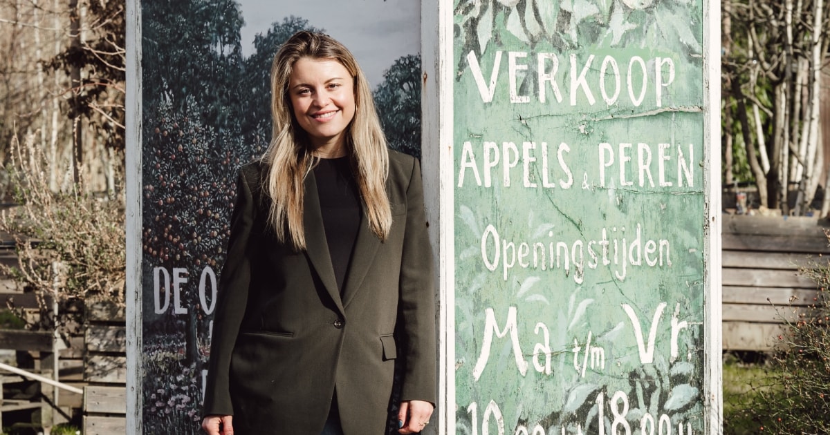 Na overlijden vader nam Amber Elisa (30) het roer van het familiebedrijf over
