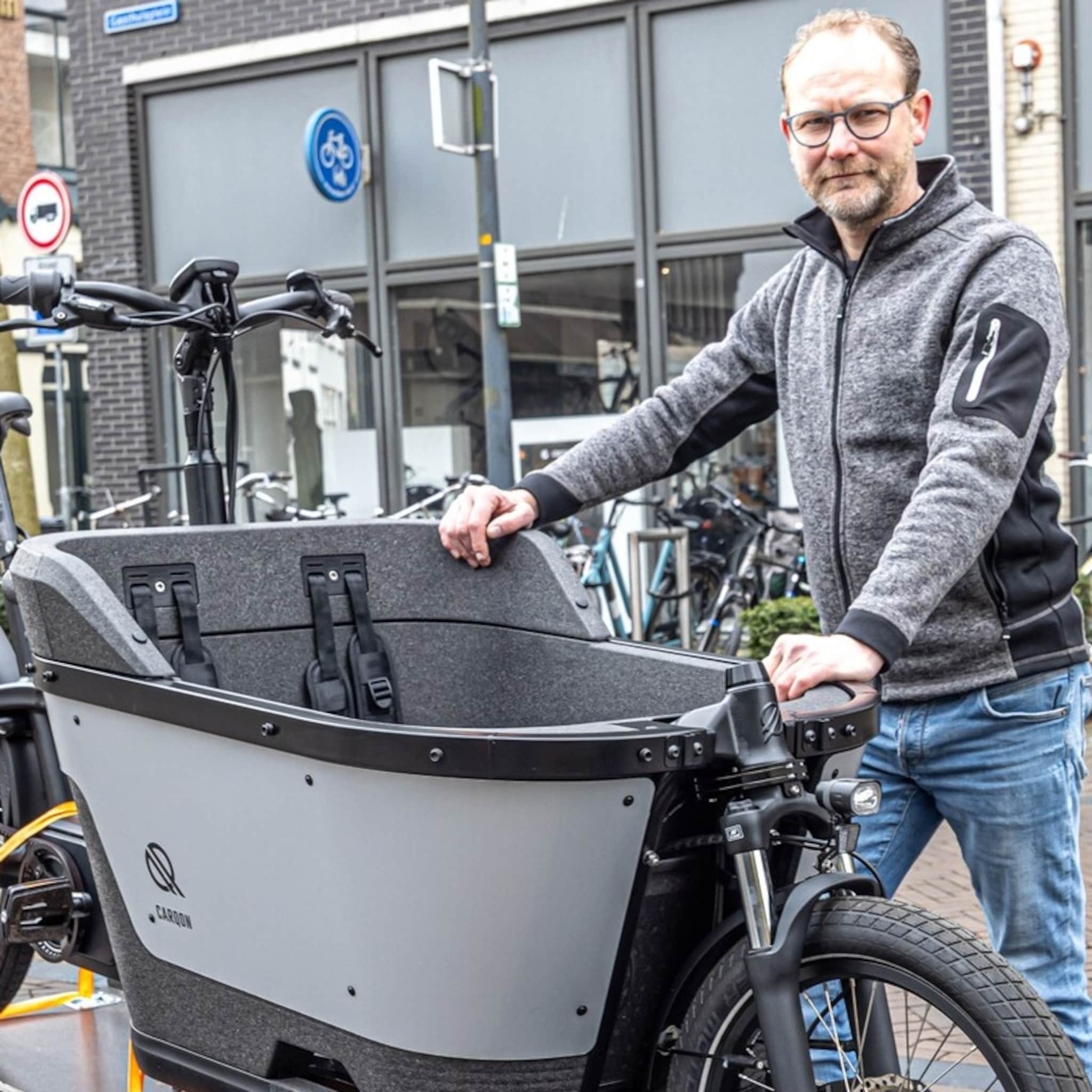 zero emissiezone bestelbus centrum zwolle binnenstad bakfiets marcel kooijman