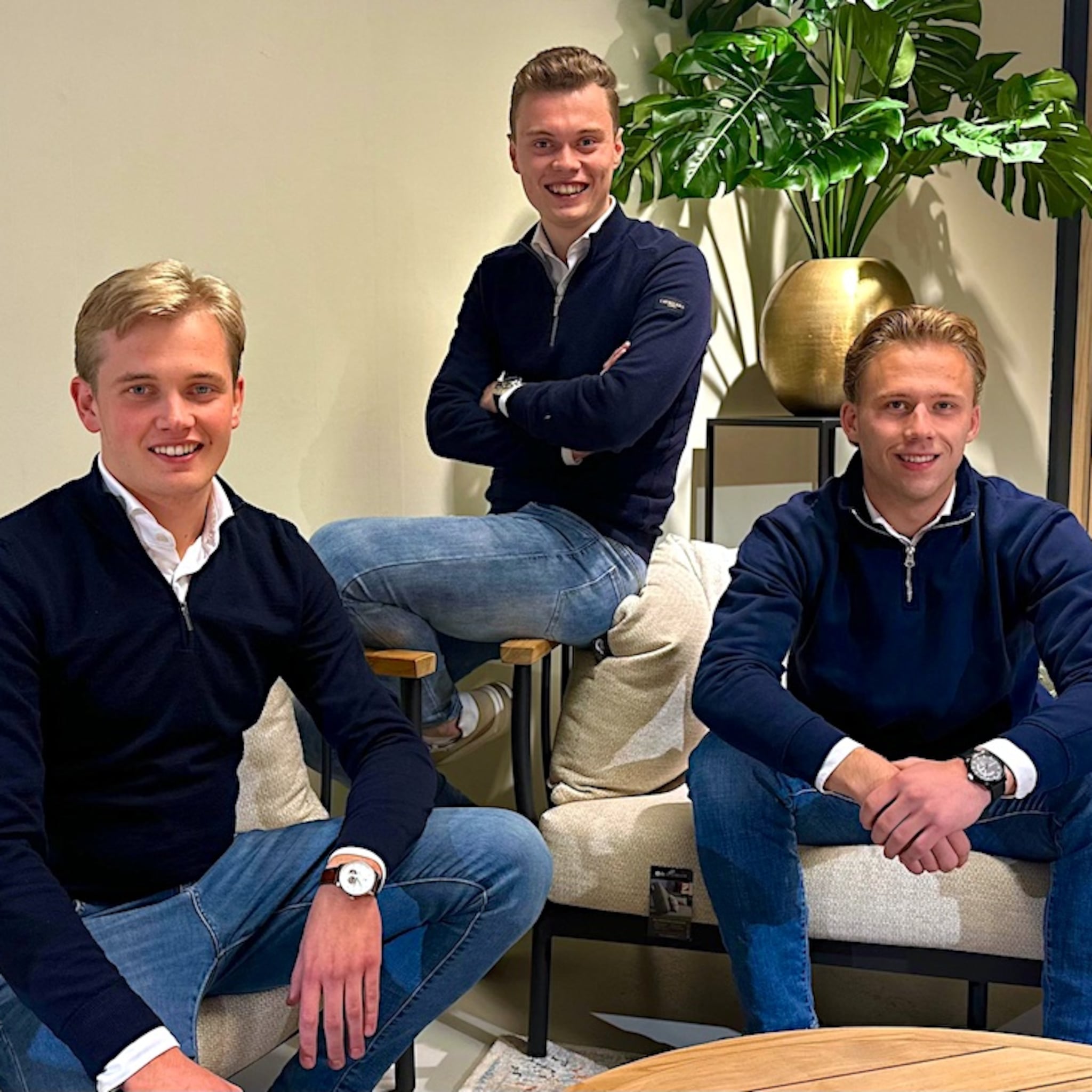 loungesetland startup groei loungesets tuinmeubels ondernemen frank jans daan huijser en niek verloop