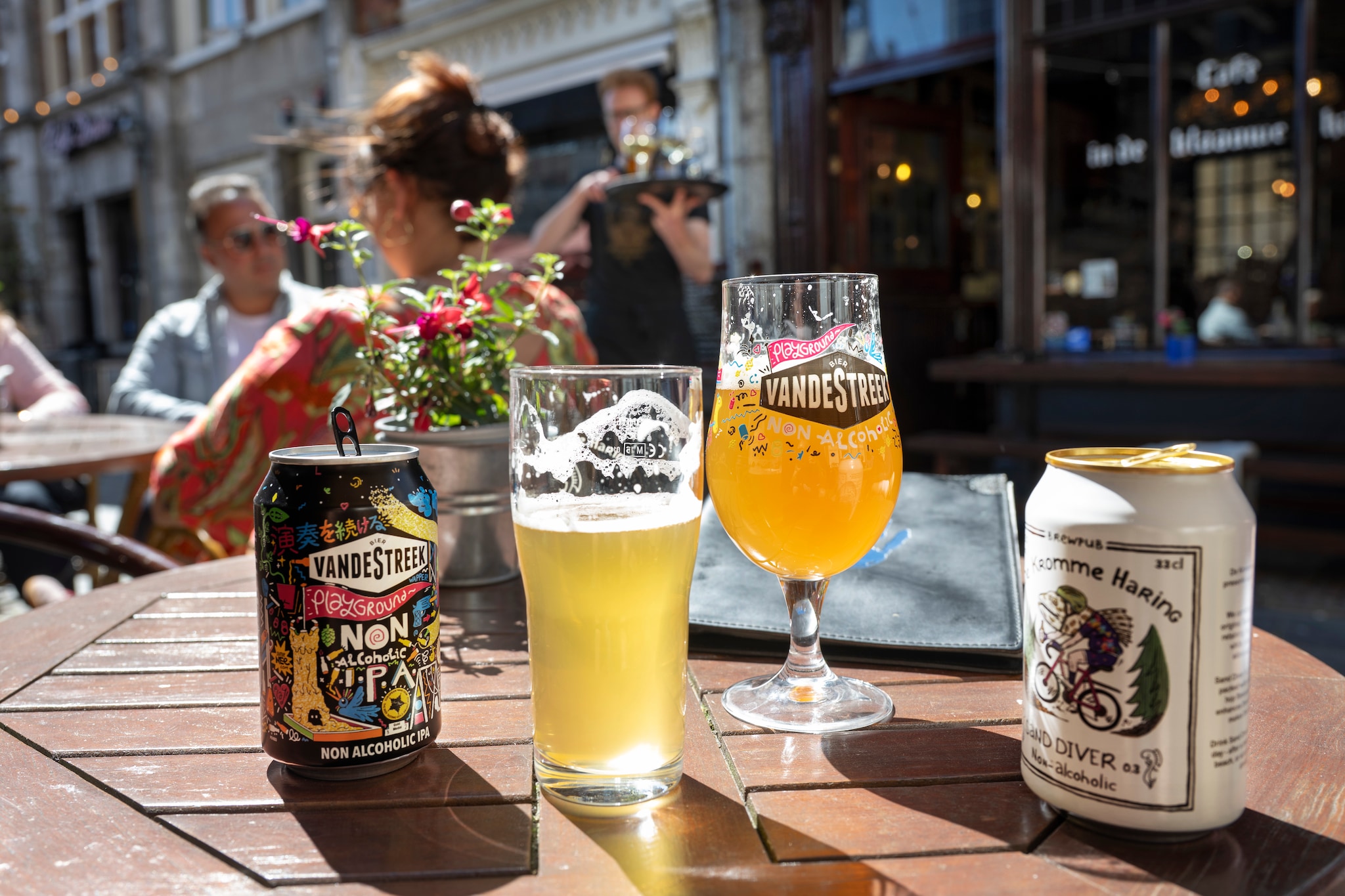 De alcoholvrije IPA van VandeStreek wordt alom gewaardeerd door bierkenners. De alcoholvrije IPA van VandeStreek wordt alom gewaardeerd door bierkenners. Foto: Bert Beelen/AD.