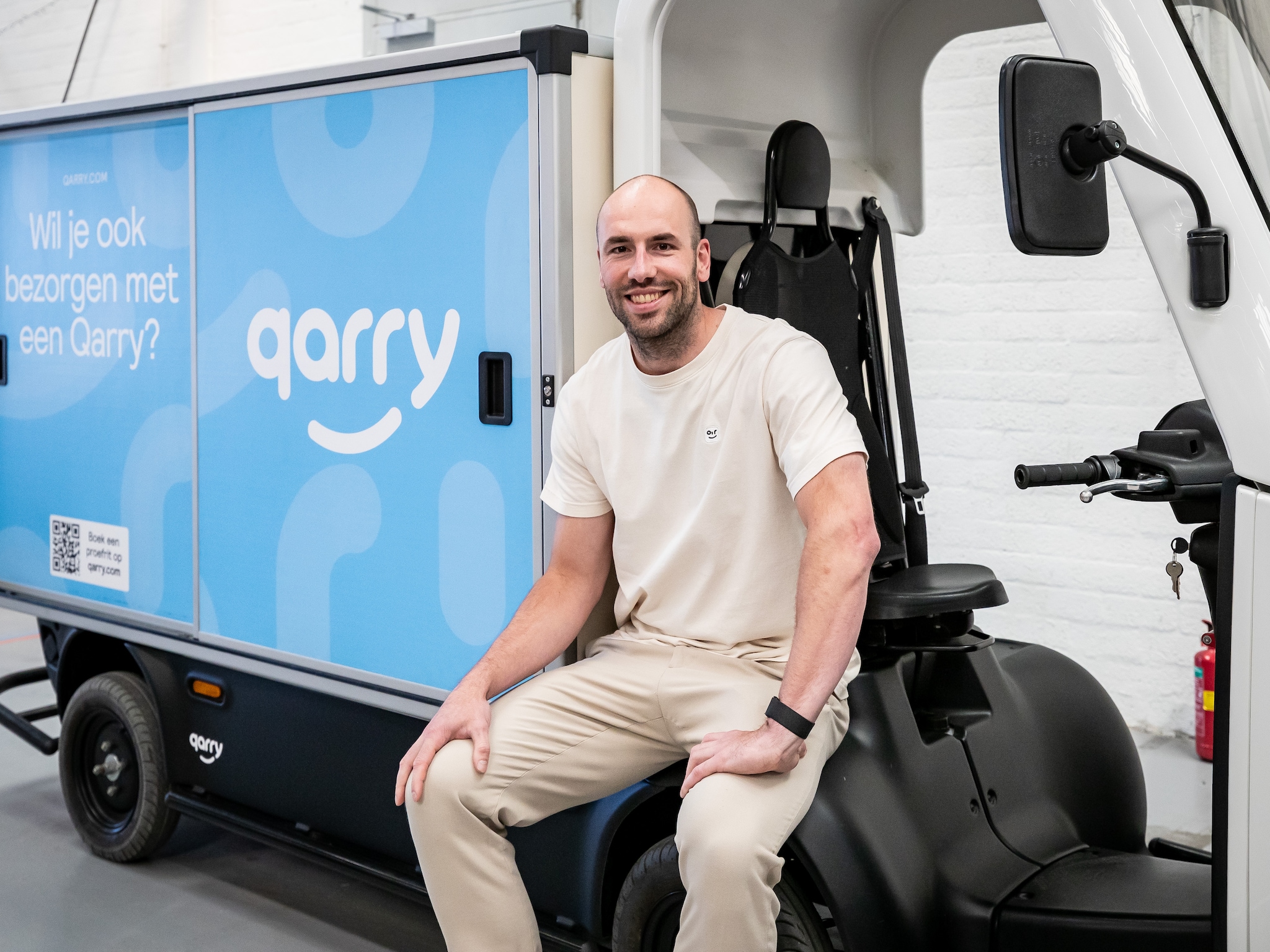lorenzo engelen qarry elektrisch vervoer senzer lightyear helmond brommer bezorging bestellingen