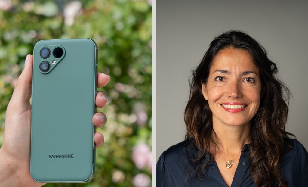 Monique Lempers, Chief Impact Officer bij Fairphone. Foto: eigen beeld. Monique Lempers, Chief Impact Officer bij Fairphone. Foto: eigen beeld.