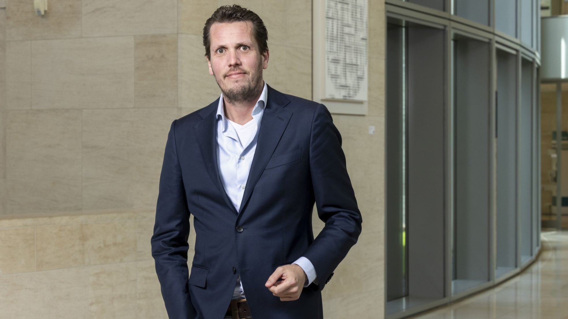 Stef Driessen, sector Banker Hotels &amp; Leisure bij ABN Amro. Stef Driessen, sector Banker Hotels &amp; Leisure bij ABN Amro. Eigen foto