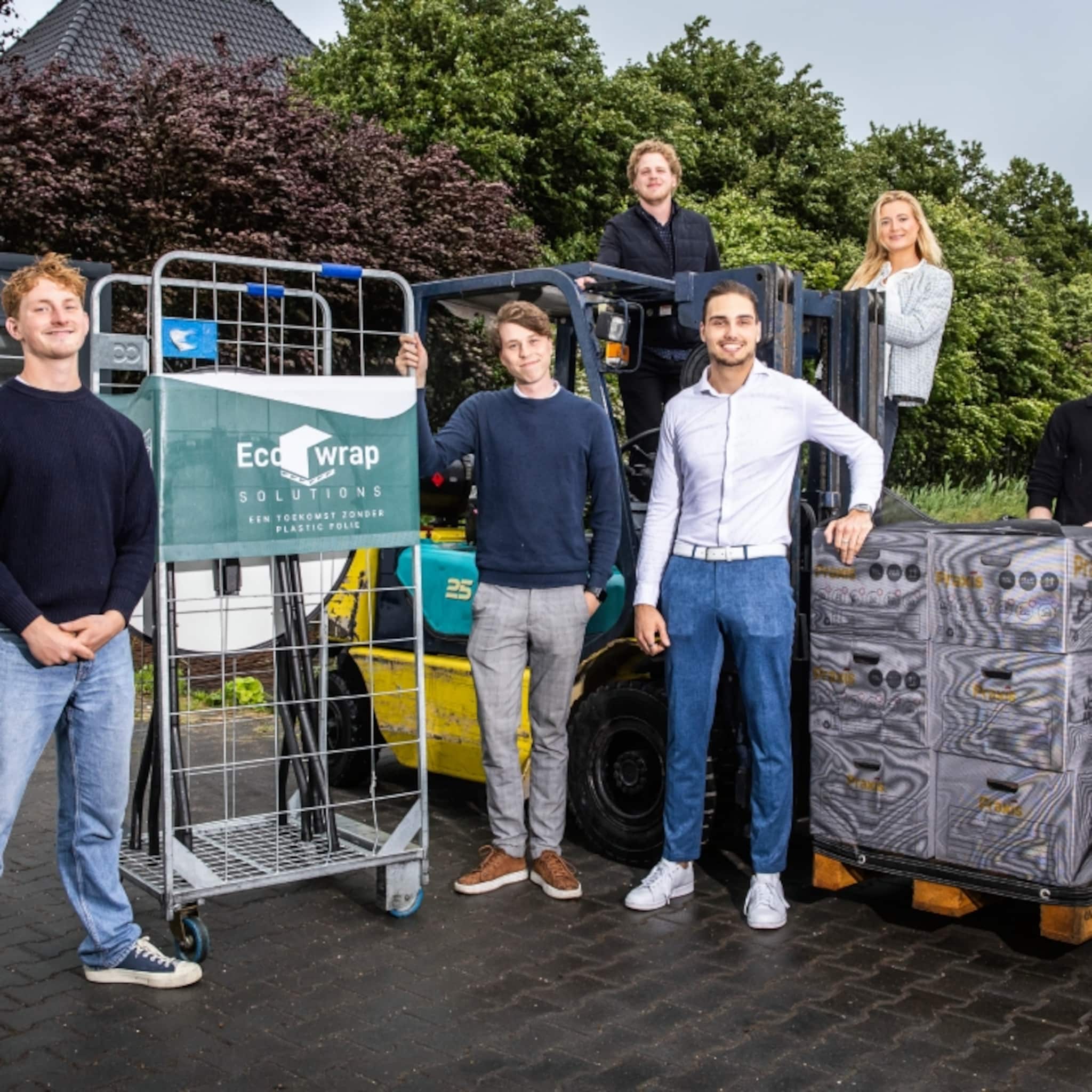 ecowrap solutions duurzame logistiek herbruikbare hoezen pallet rolcontainer