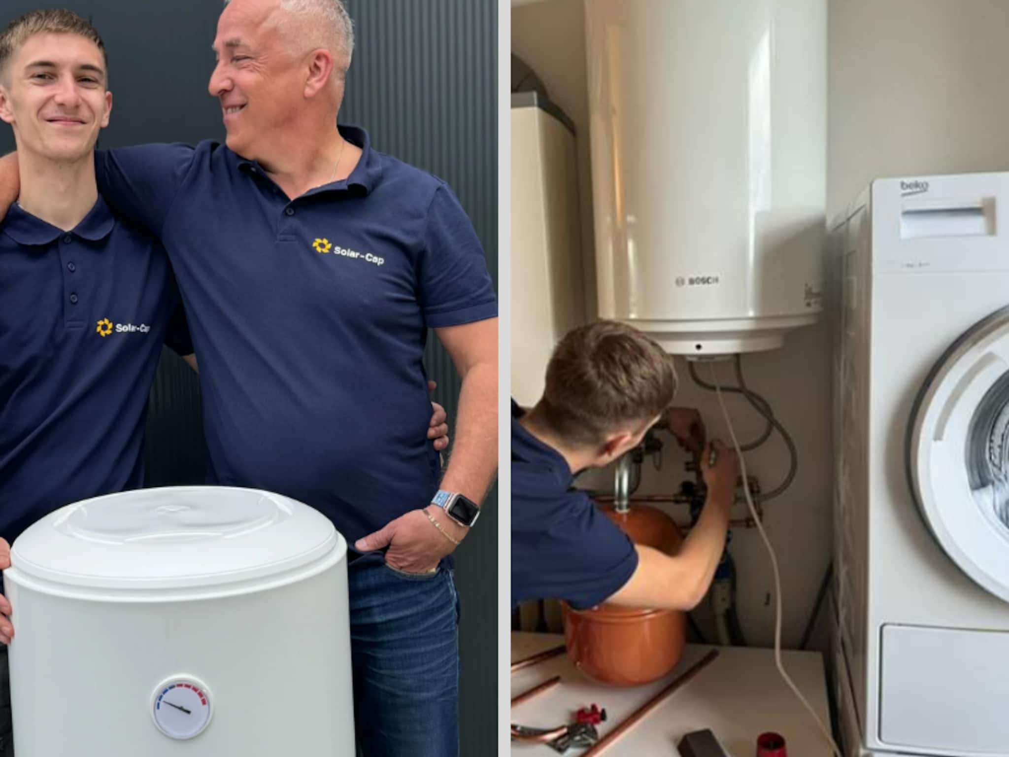 warmwaterboiler solar cap cv installatie jasper over zonnepanelen jonge ondernemer