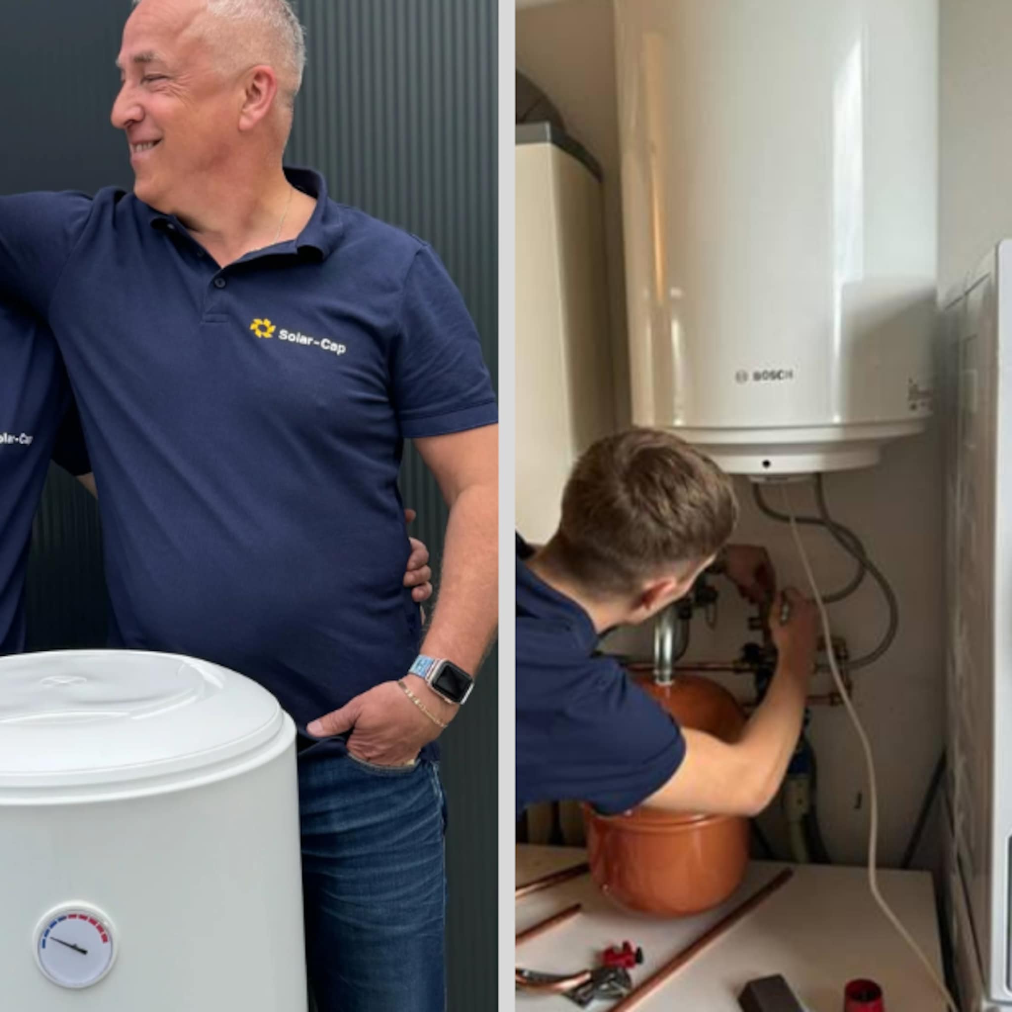 warmwaterboiler solar cap cv installatie jasper over zonnepanelen jonge ondernemer