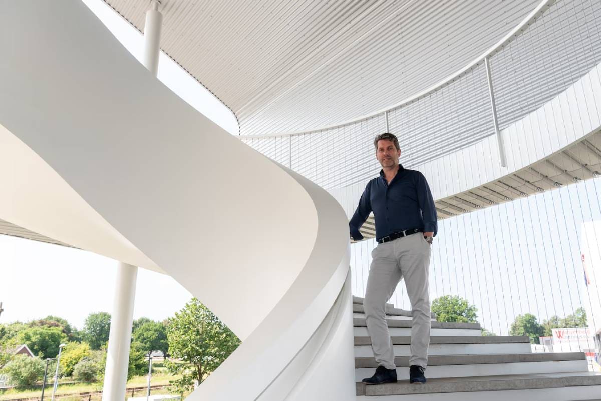 Cornelis van Vlastuin van EeStairs. Foto: Cees Wouda/AD Cornelis van Vlastuin van EeStairs. Foto: Cees Wouda/AD