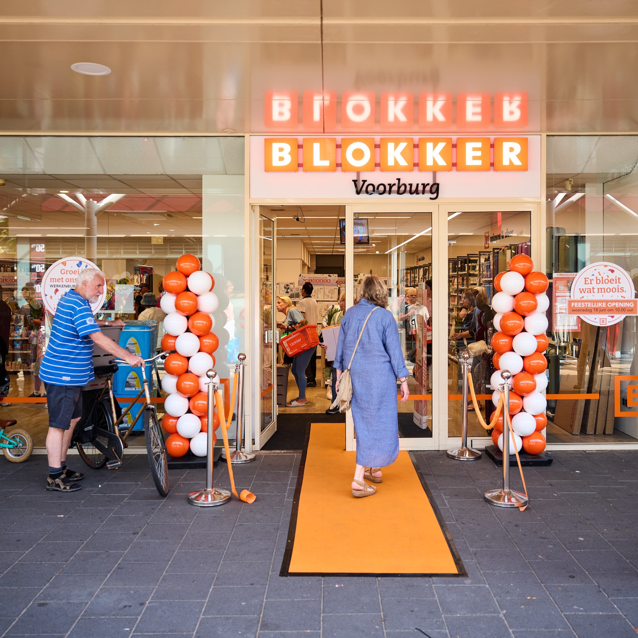 blokker logo faillissement heropening paul moers kitty koelemeijer