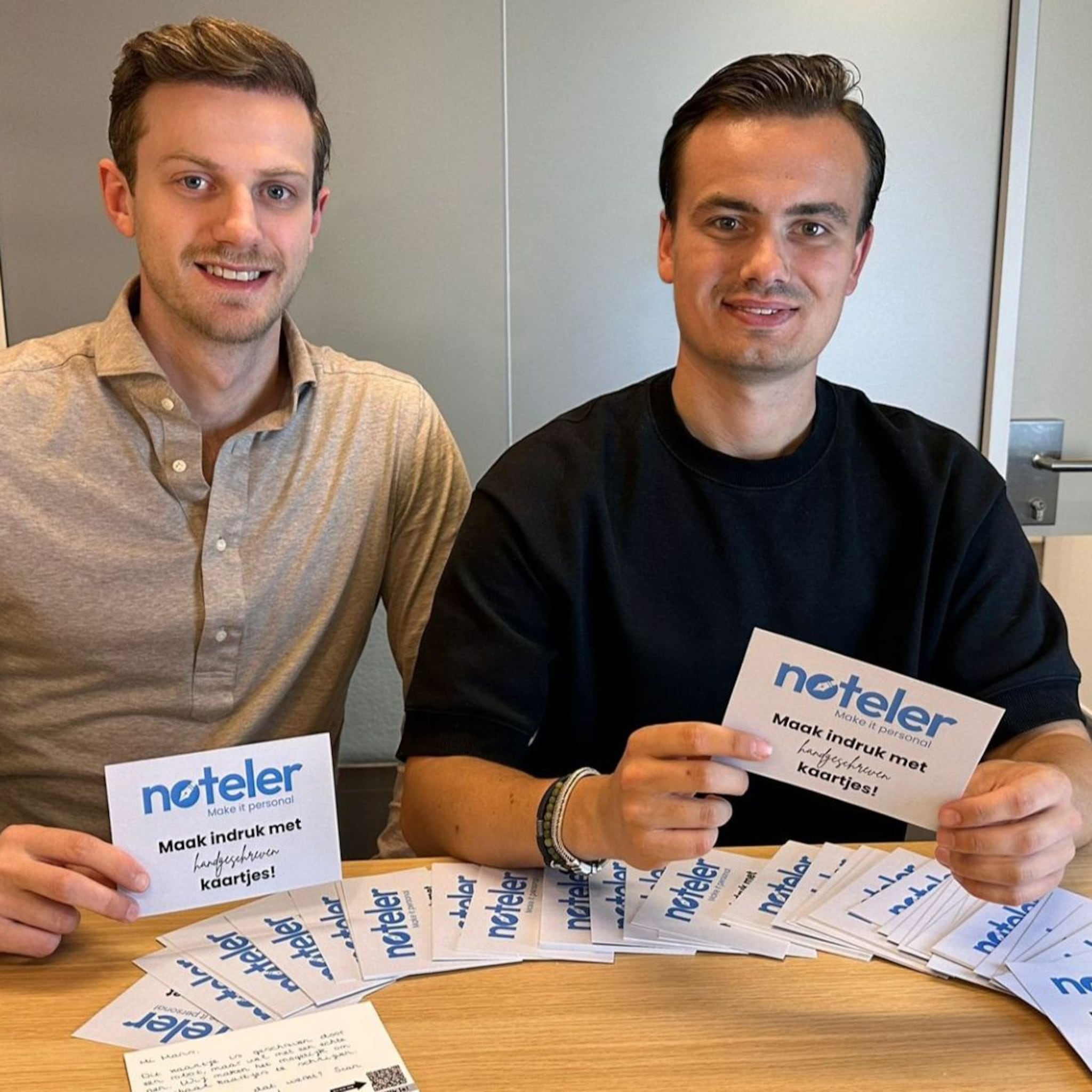 casper smit thomas van westrhenen noteler handgeschreven kaartjes robotarmen