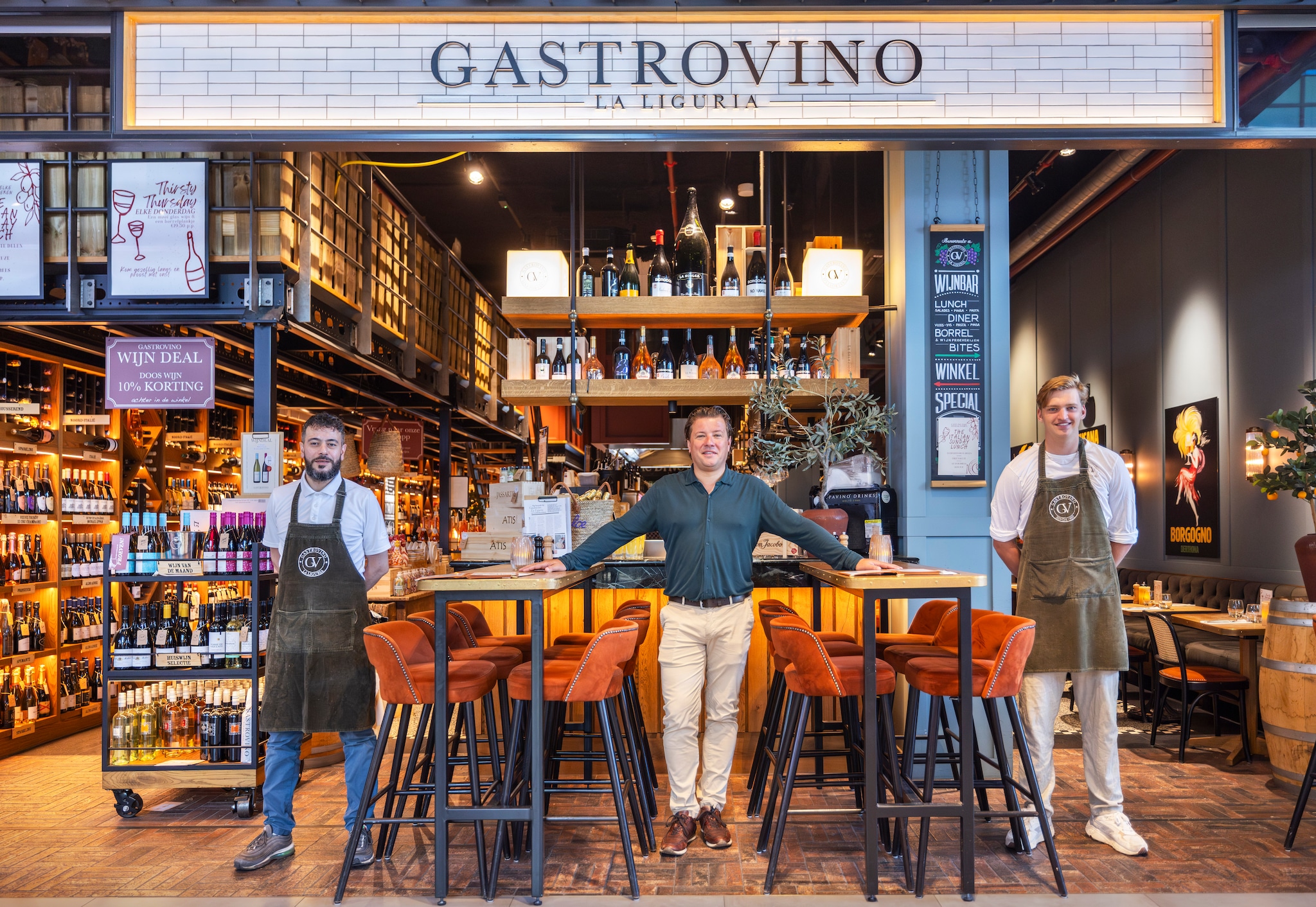 V.l.n.r. Shwan Baban, Damiano Piacenza en Ties Knoester. V.l.n.r. Shwan Baban, Damiano Piacenza en Ties Knoester. Foto: Frank Jansen