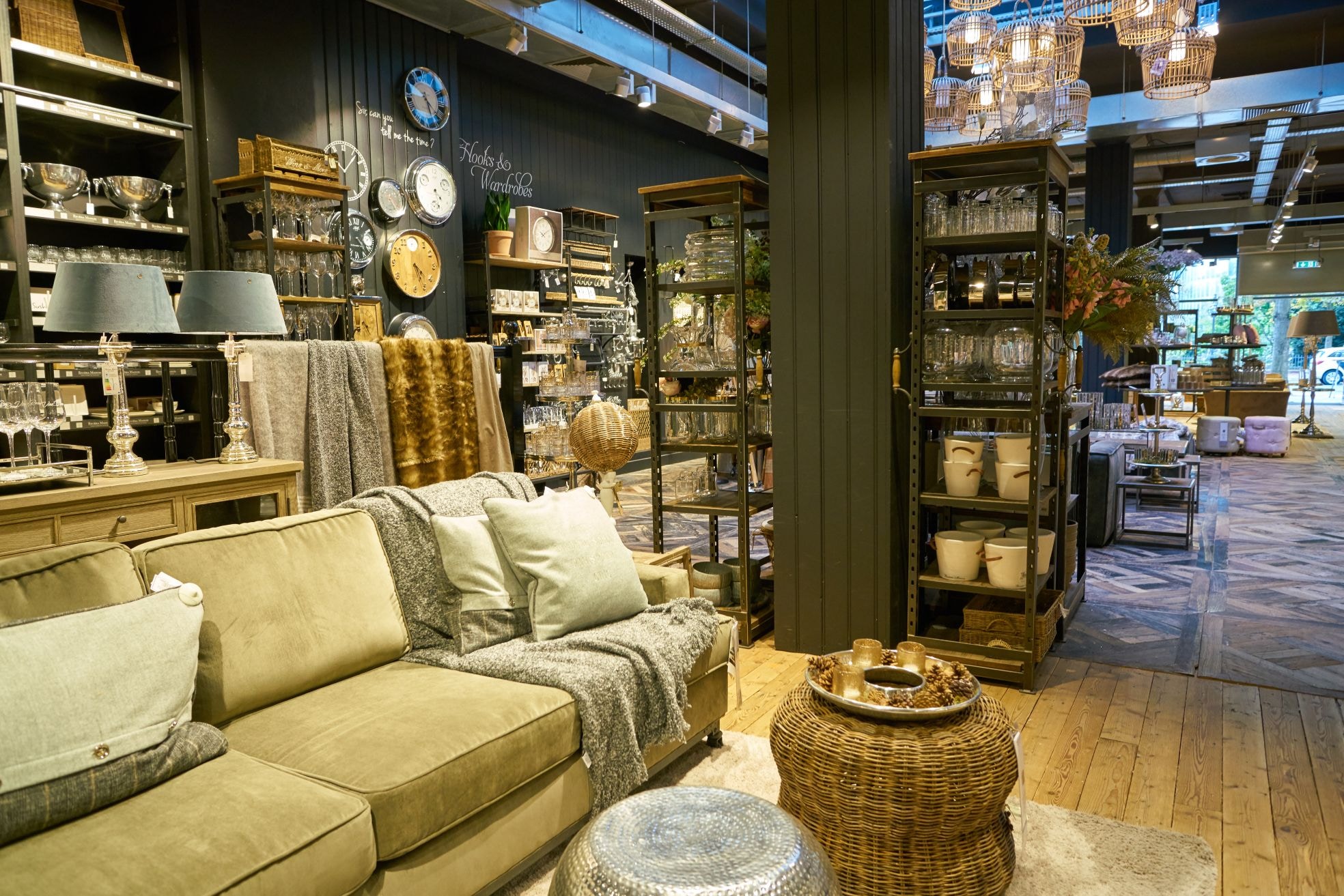 De inrichting van een winkel van Rivièra Maison. De inrichting van een winkel van Rivièra Maison. Foto: Shutterstock