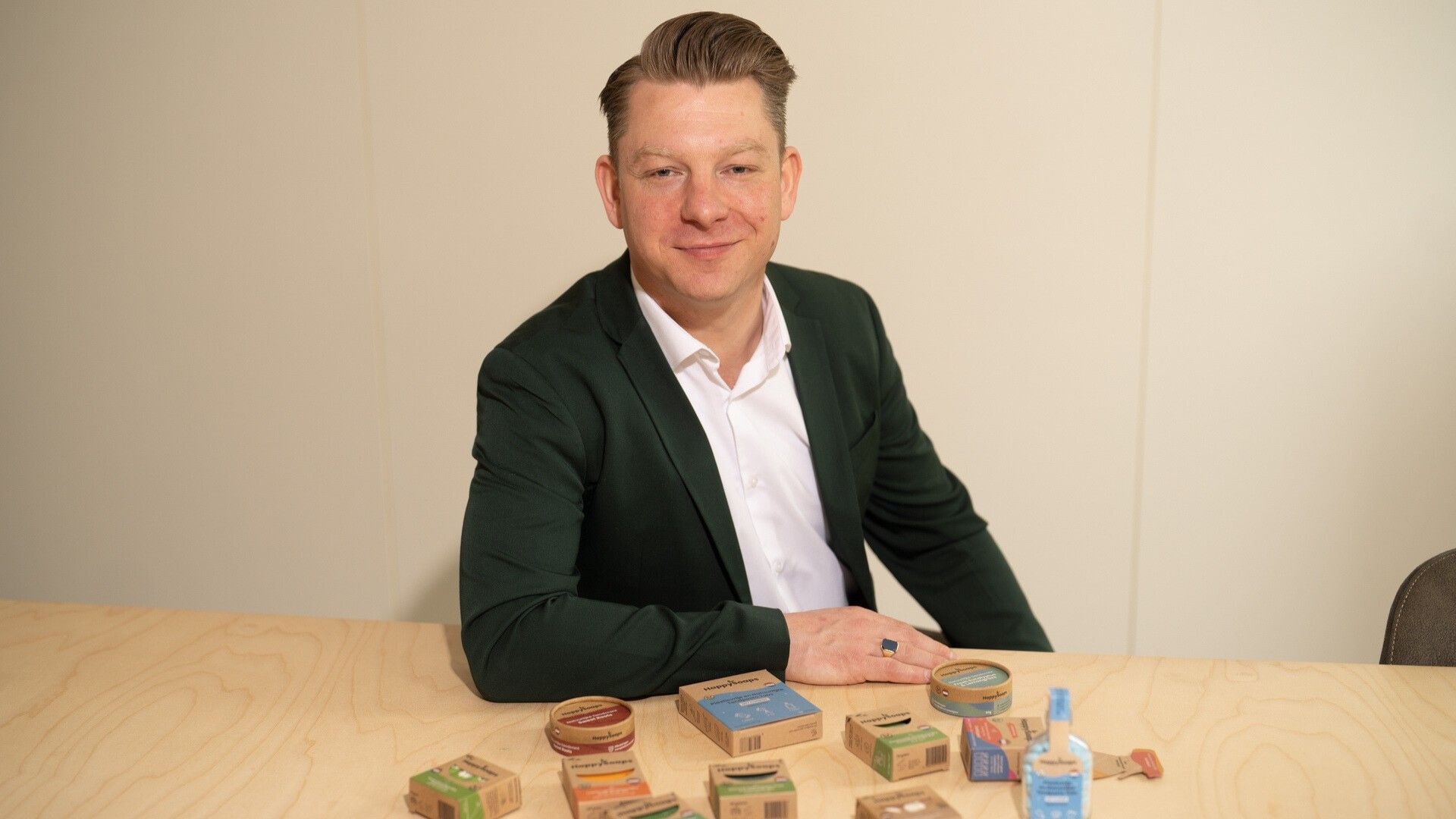 Marcel Koers is de eigenaar van HappySoaps. Marcel Koers is de eigenaar van HappySoaps. Eigen foto