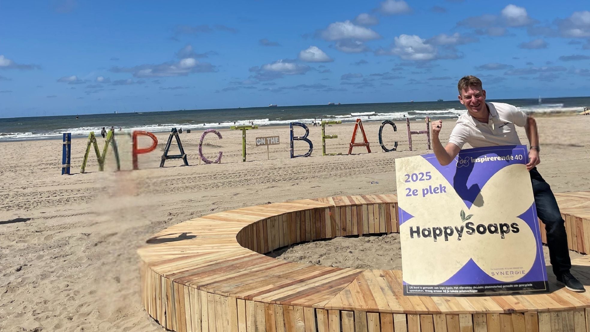 HappySoaps staat op 2 in de Inspirerende 40-lijst van 2025. HappySoaps staat op 2 in de Inspirerende 40-lijst van 2025. Eigen foto