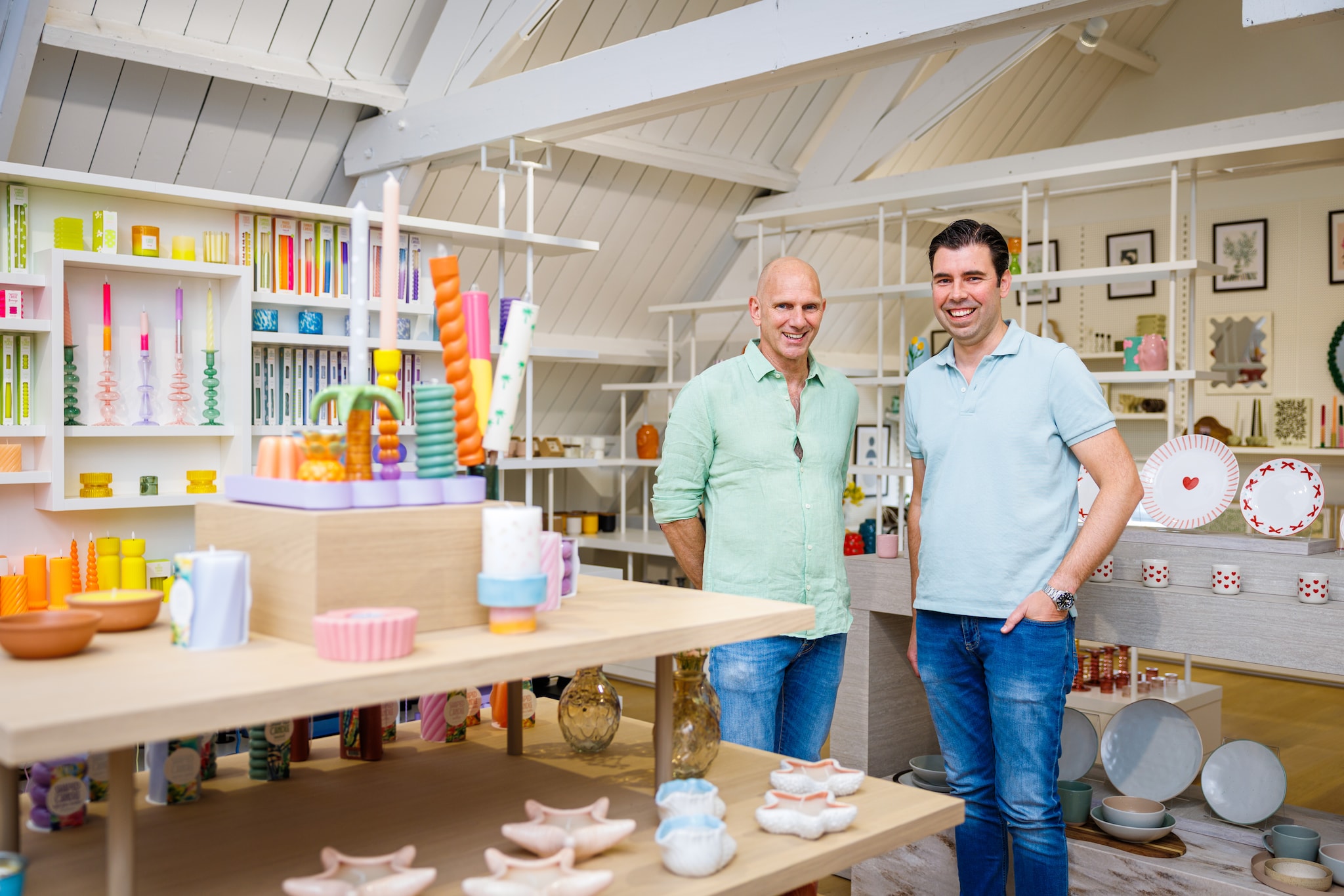 Stefan Lanslots en operationeel directeur Peter de Groot.  Stefan Lanslots en operationeel directeur Peter de Groot. Jules van Iperen/Pix4Profs