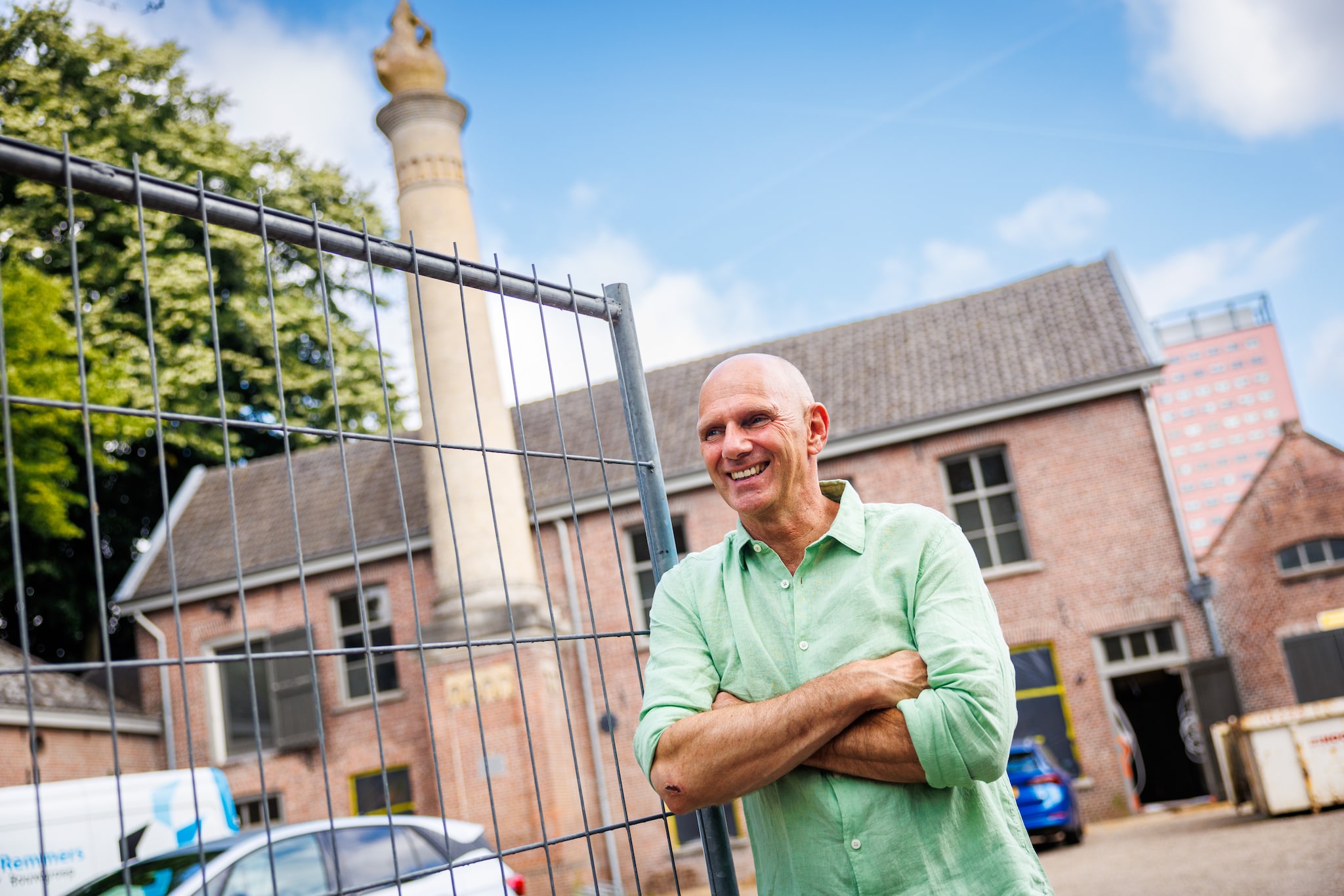 Stefans Lanslots voor het Duvelhok, dat wordt van top tot teen opgeknapt.  Jules van Iperen/Pix4Profs | Stefans Lanslots voor het Duvelhok, dat wordt van top tot teen opgeknapt.