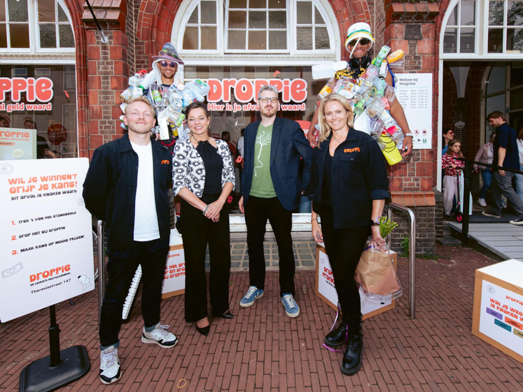 droppie recyclewinkel afvalstromen belonen stef traa natascha hermsen innovatie