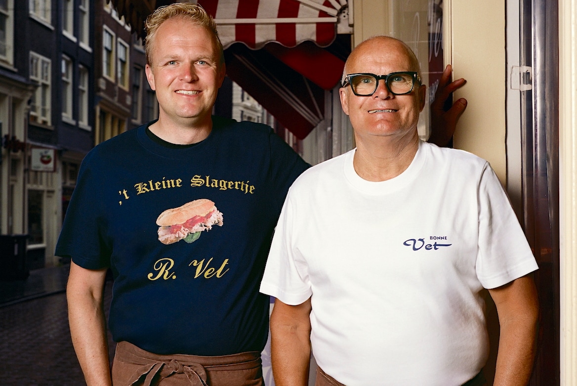 Slagerij Vet x Bonne | Rik (L) en Huib (R) Vet van Slagerij Vet in Amsterdam. Slagerij Vet x Bonne | Rik (L) en Huib (R) Vet van Slagerij Vet in Amsterdam.