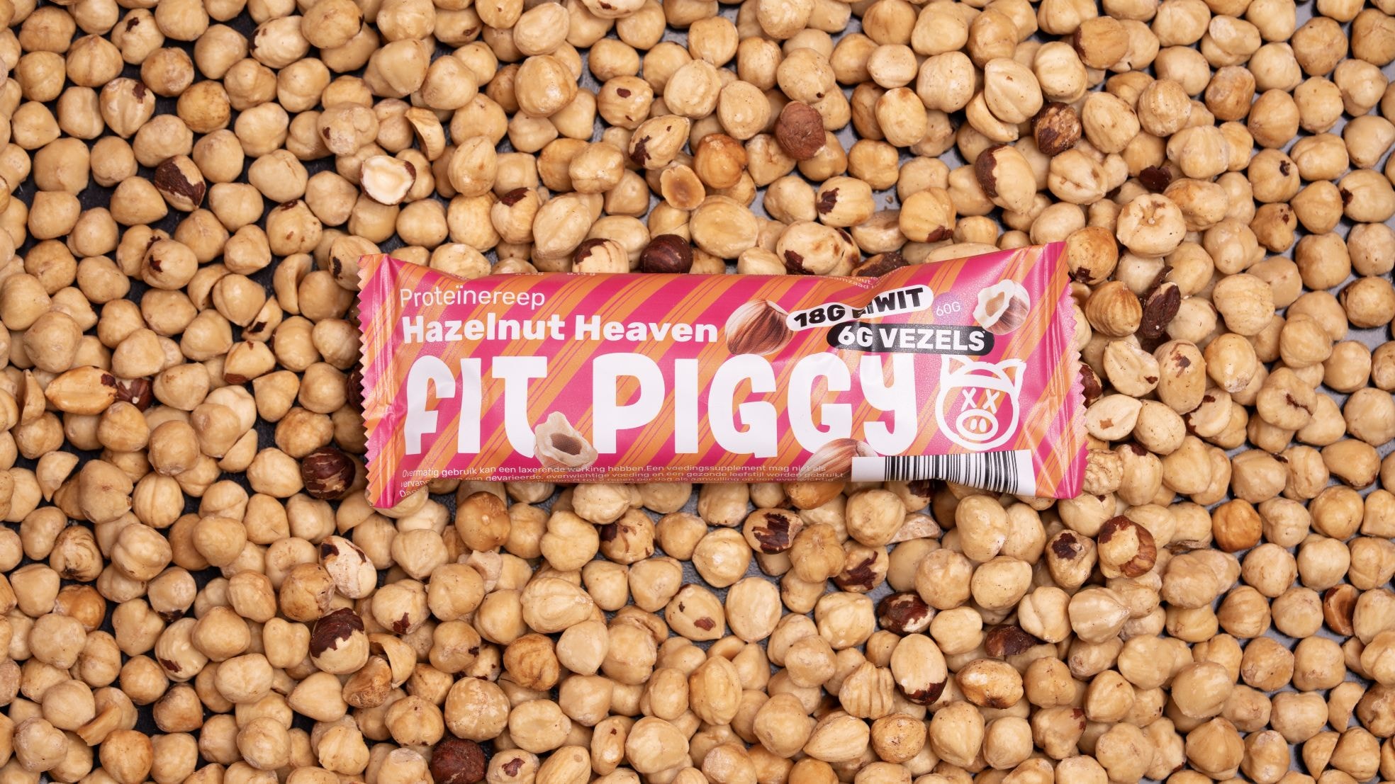 Een Fit Piggy-reep. Een Fit Piggy-reep. Eigen foto