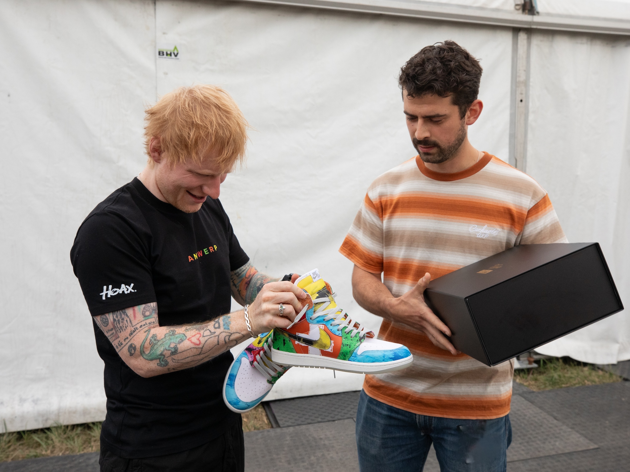 gelderse ondernemer maakt unieke sneakers voor ed sheeran meer waard dan duizenden euro s