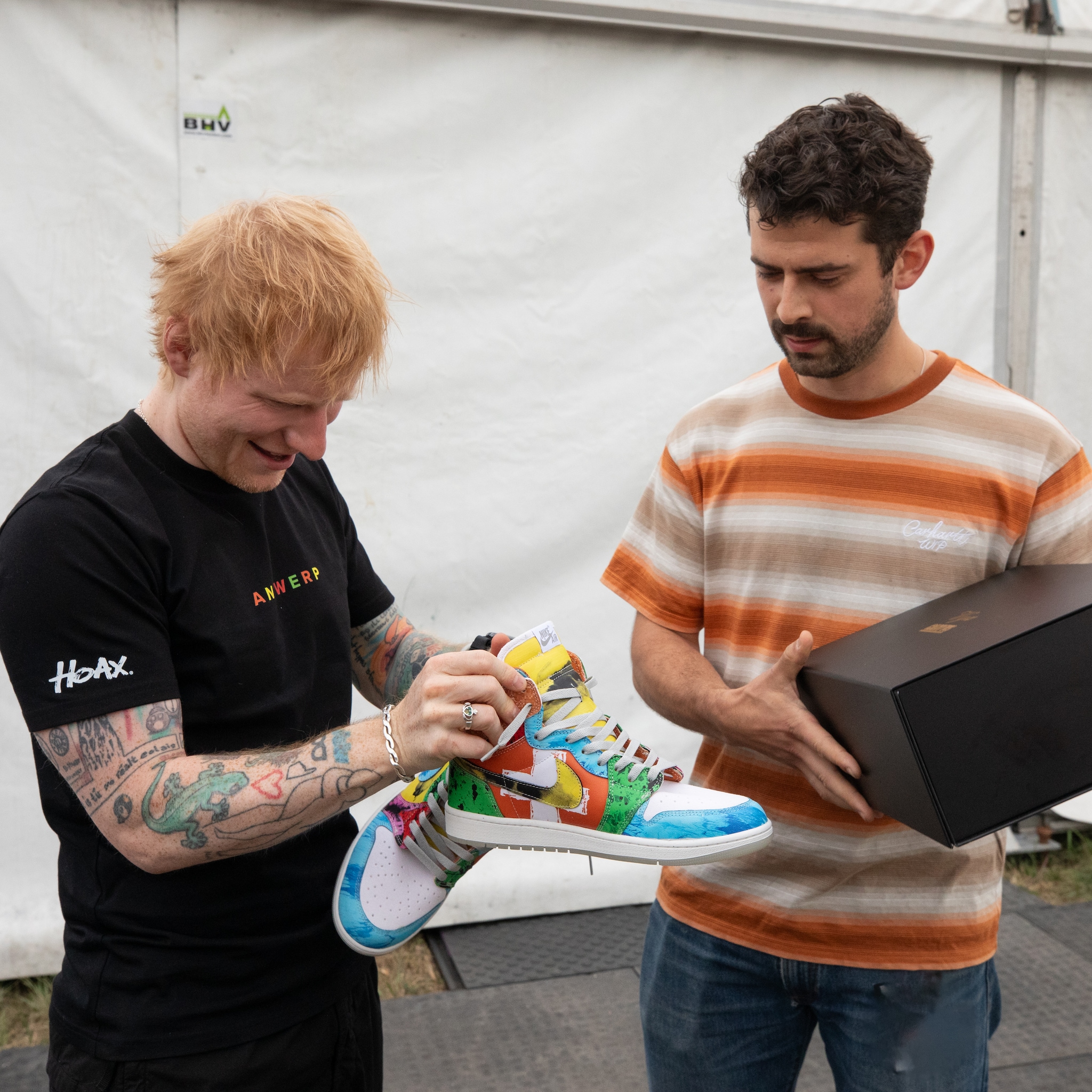 gelderse ondernemer sneakers ed sheeran vijz tiel marketing exposure wereldwijd bedrijf