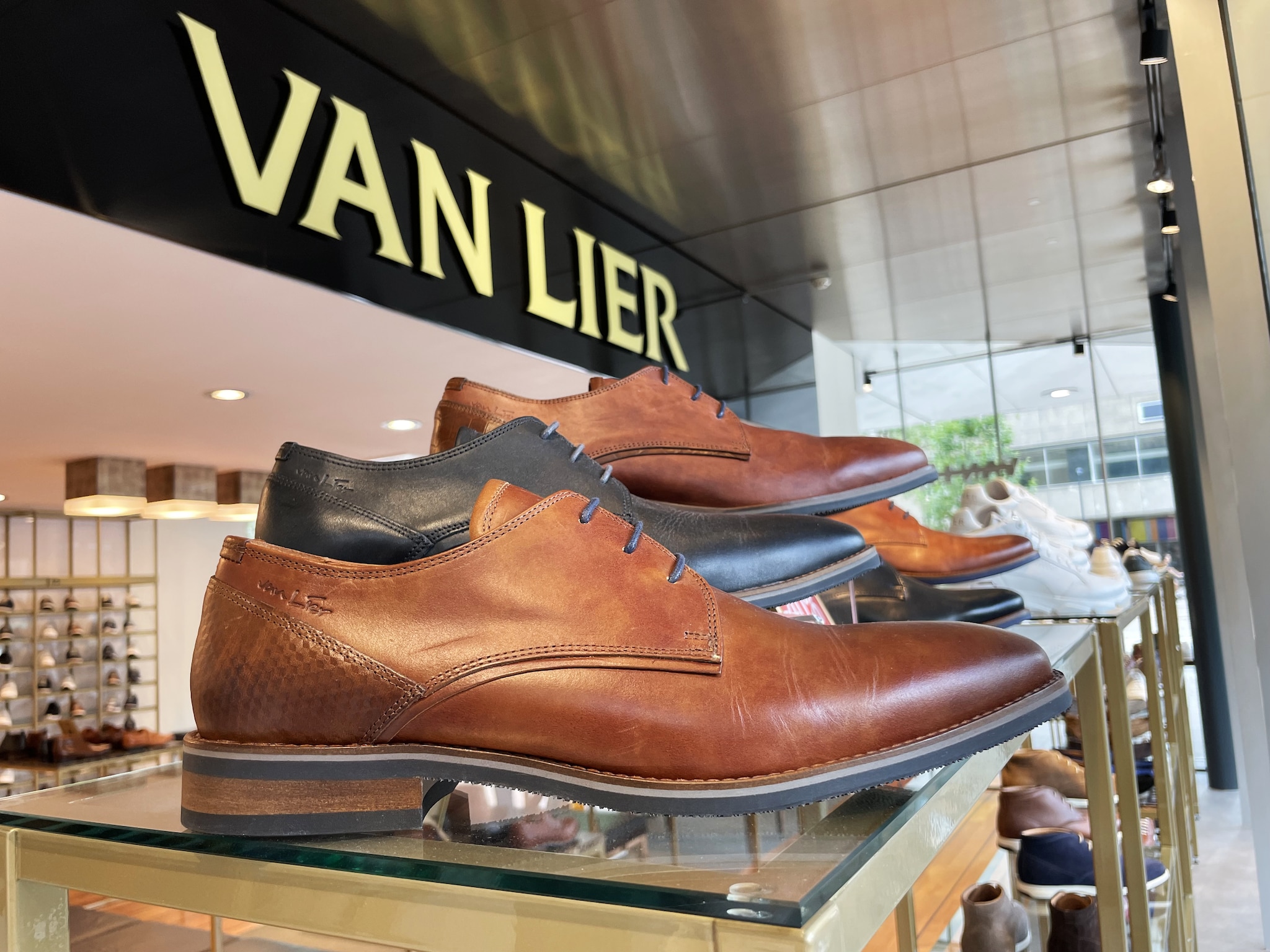 Van Lier schoenenwinkel, destijds (in 2023) nog gevestigd in het centrum van Rotterdam  Van Lier schoenenwinkel, destijds (in 2023) nog gevestigd in het centrum van Rotterdam. Foto: ANP/Peter Hilz