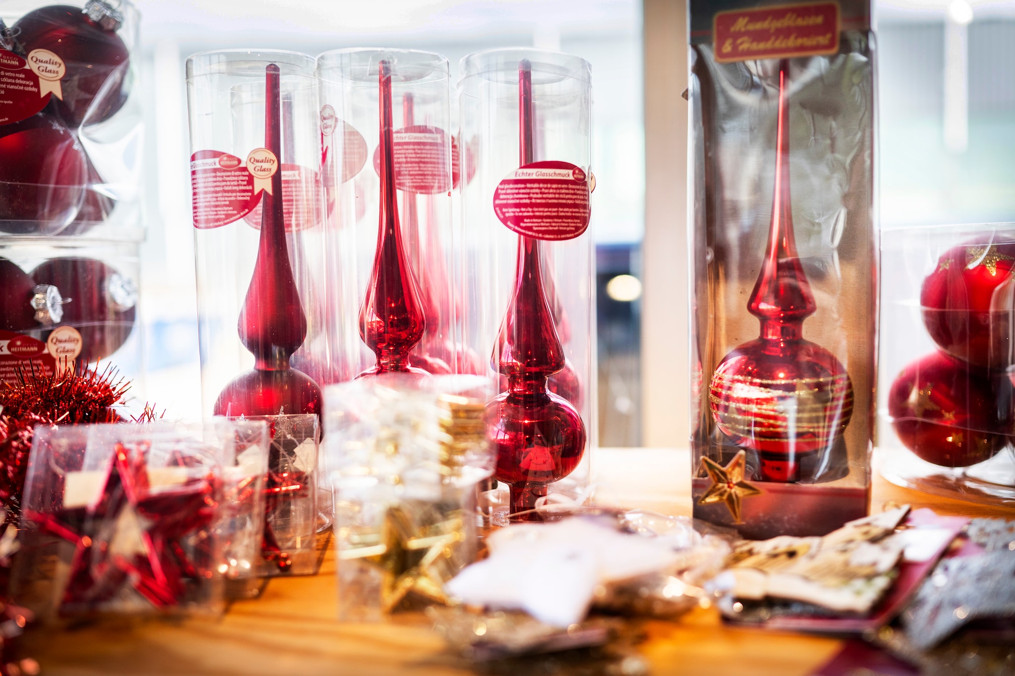 Kerstspullen te koop bij Kooistra.  Kerstspullen te koop bij Kooistra. Foto: Corné Sparidaens